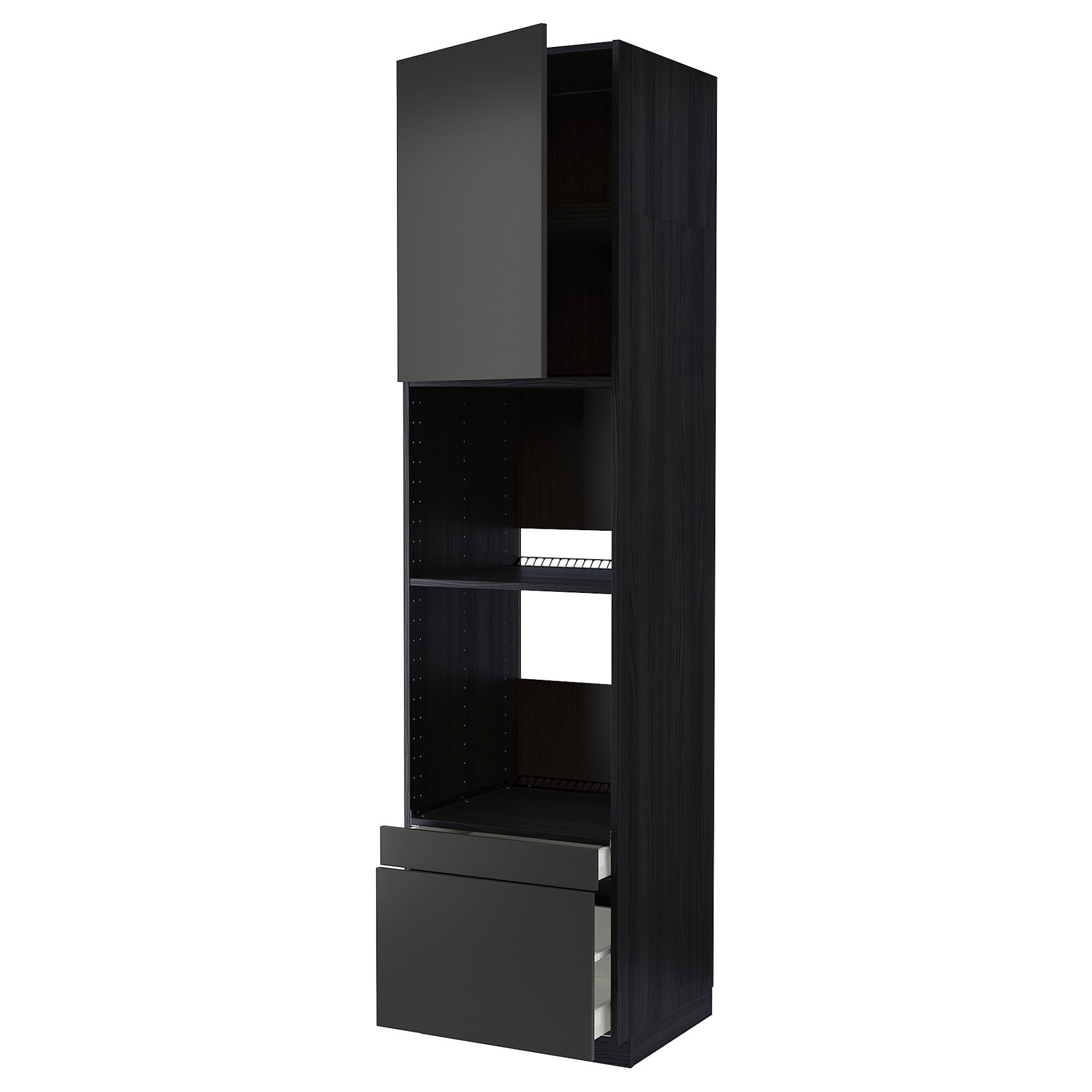 METOD/MAXIMERA, висок шкаф за фурна/комби фурна+врата/2 чекм., 294.982.97