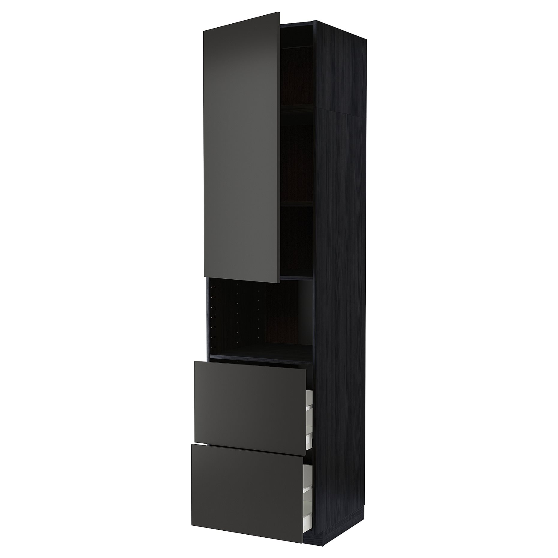 METOD/MAXIMERA, висок шкаф за микр фурн., с врата/2 чекм., 294.984.38
