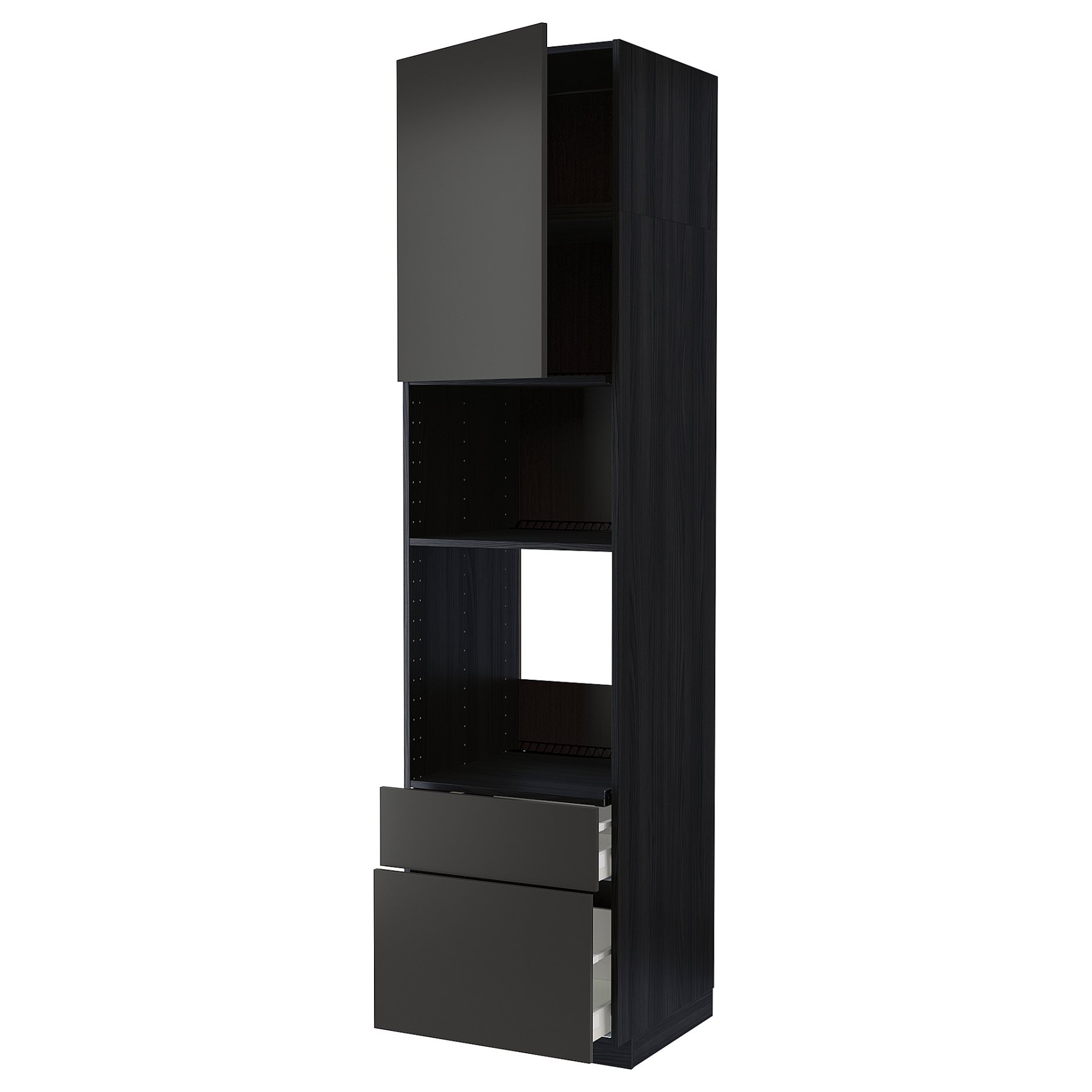 METOD/MAXIMERA, висок шкаф за фурна/микровълн. с врата/2 чекм., 294.986.45