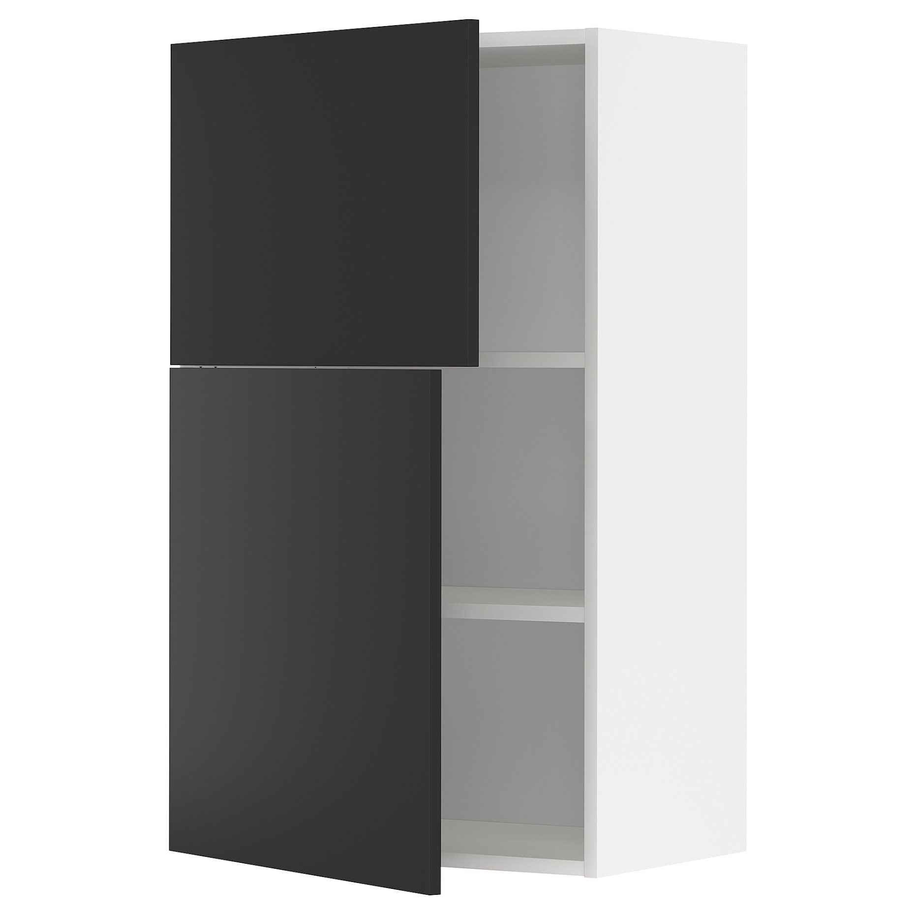 METOD, стенен шкаф с рафтове/2 вратички, 294.988.48