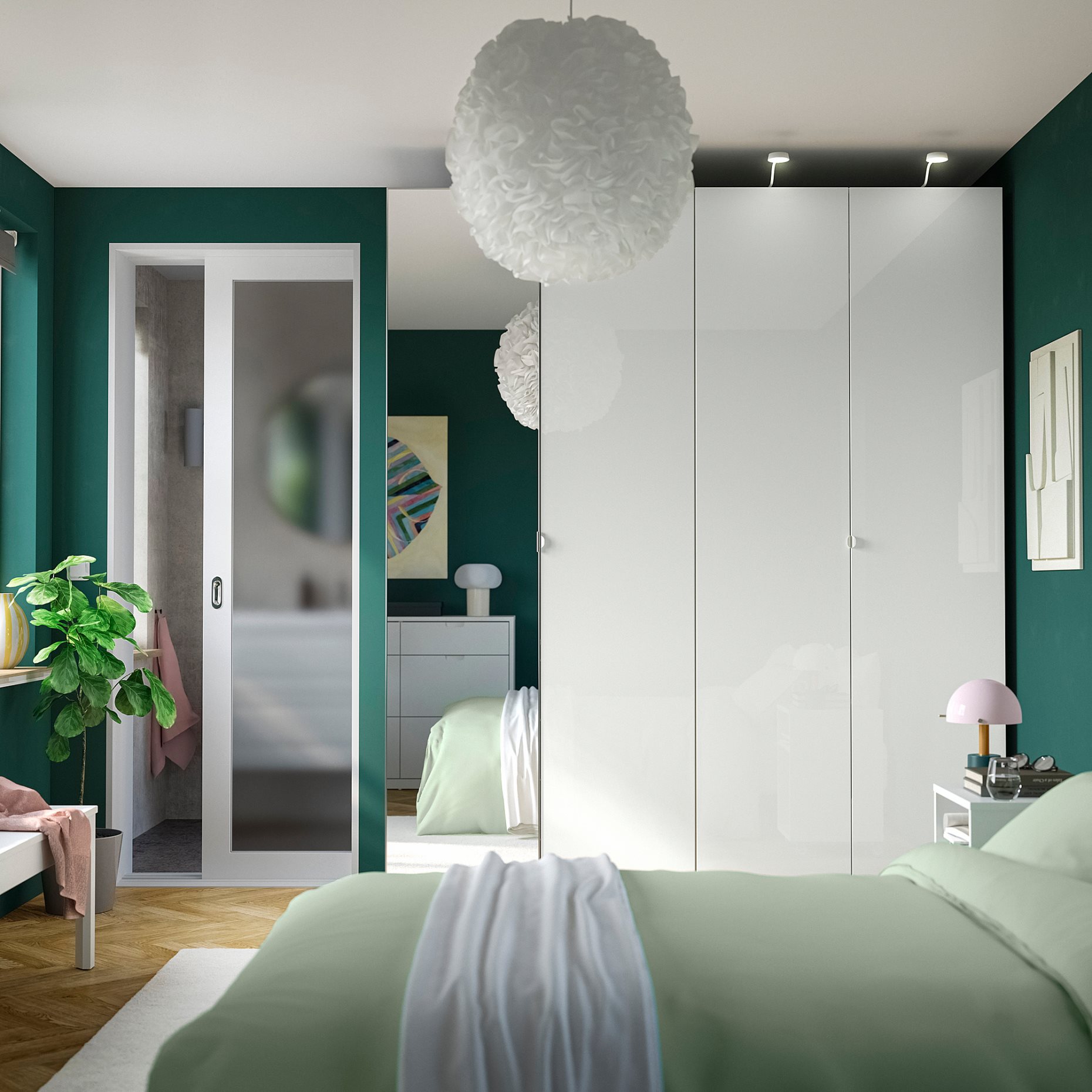 PAX/FARDAL/AHEIM, гардероб - комбинация, 295.030.34