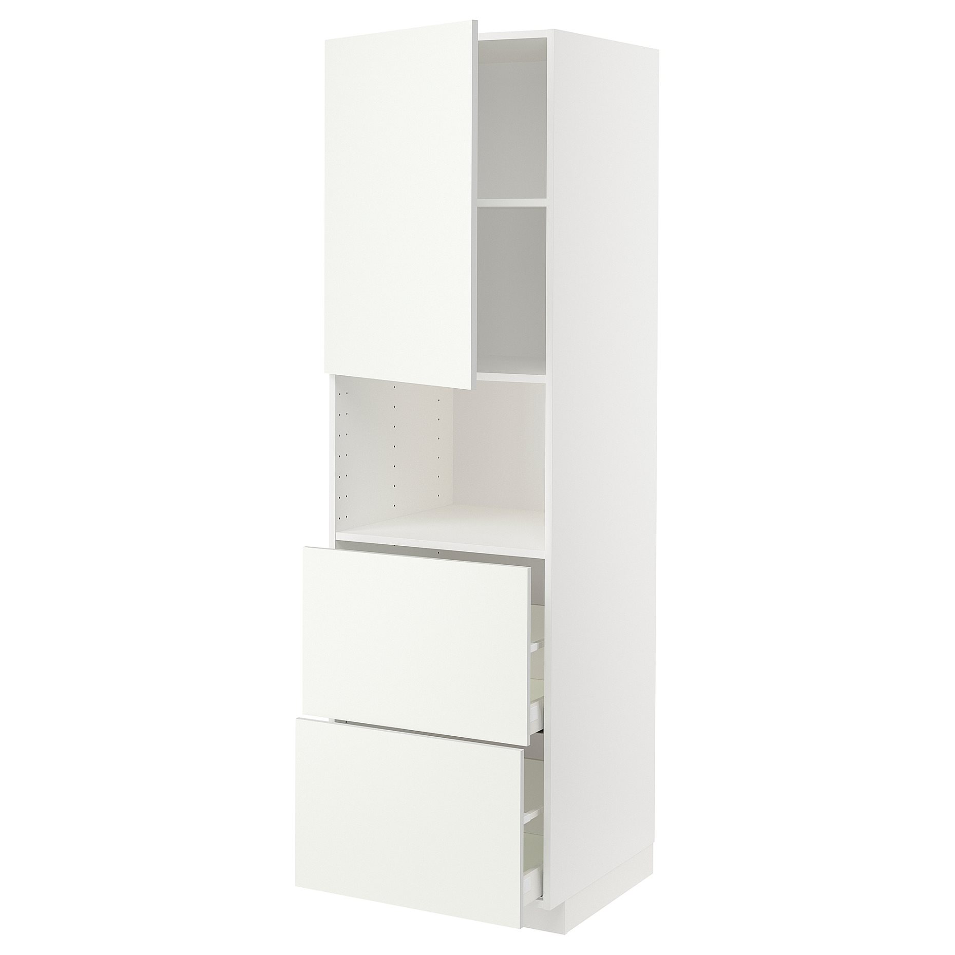 METOD/MAXIMERA, висок шкаф за микр. фурна, врата/2 чекм., 295.074.52