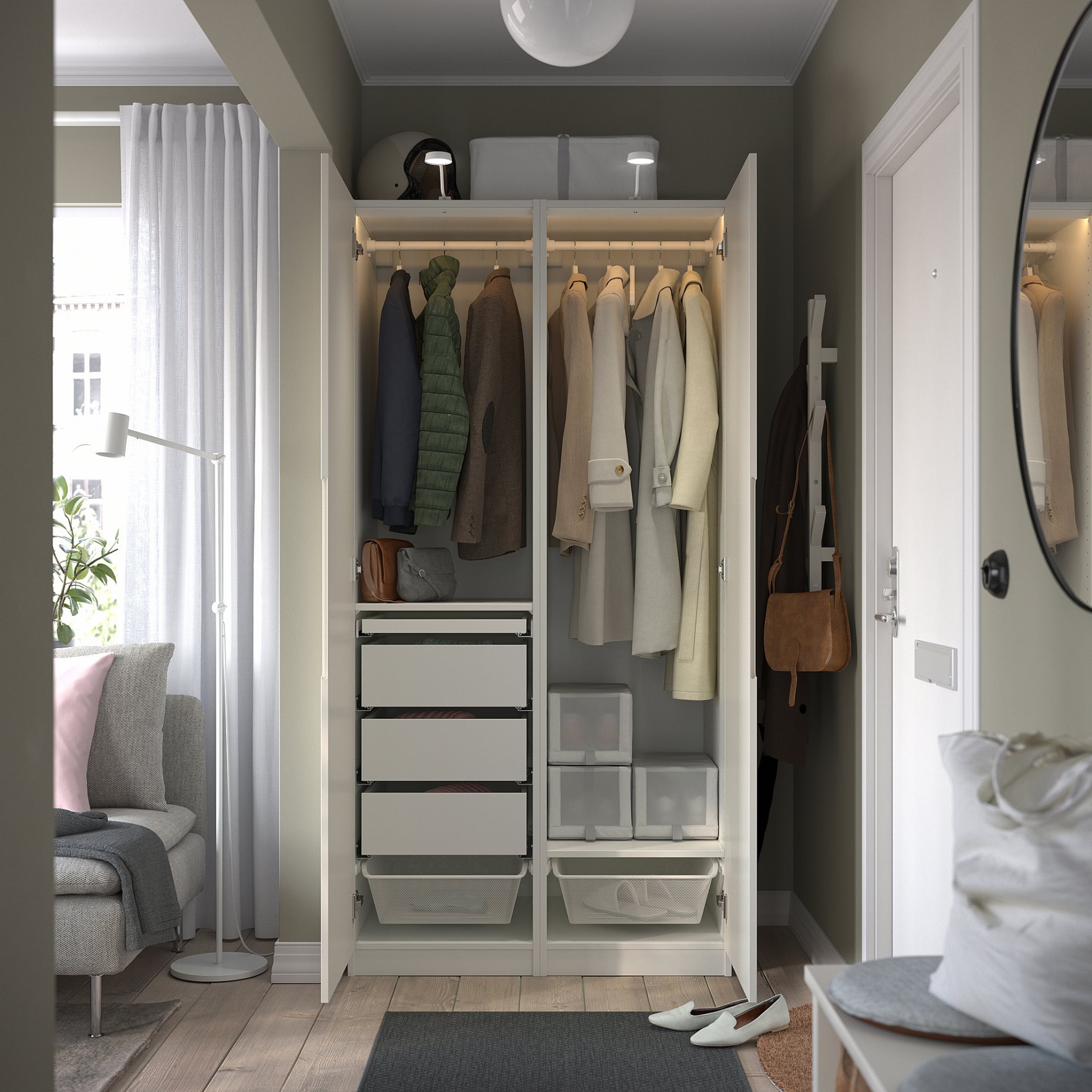 PAX/TONSTAD, Гардероб - комбинация, 295.489.28