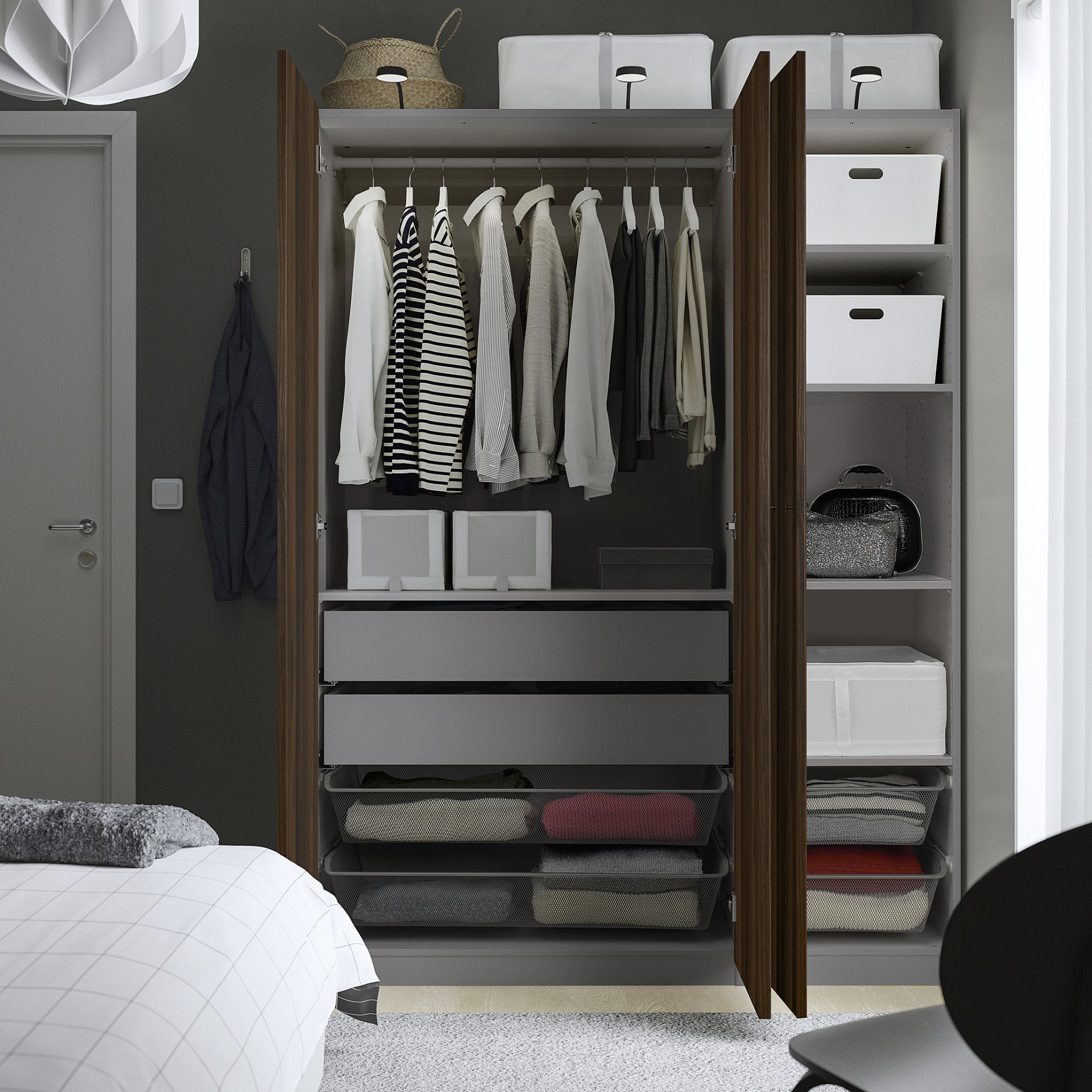PAX/STORKLINTA, гардероб - комбинация, 295.625.61