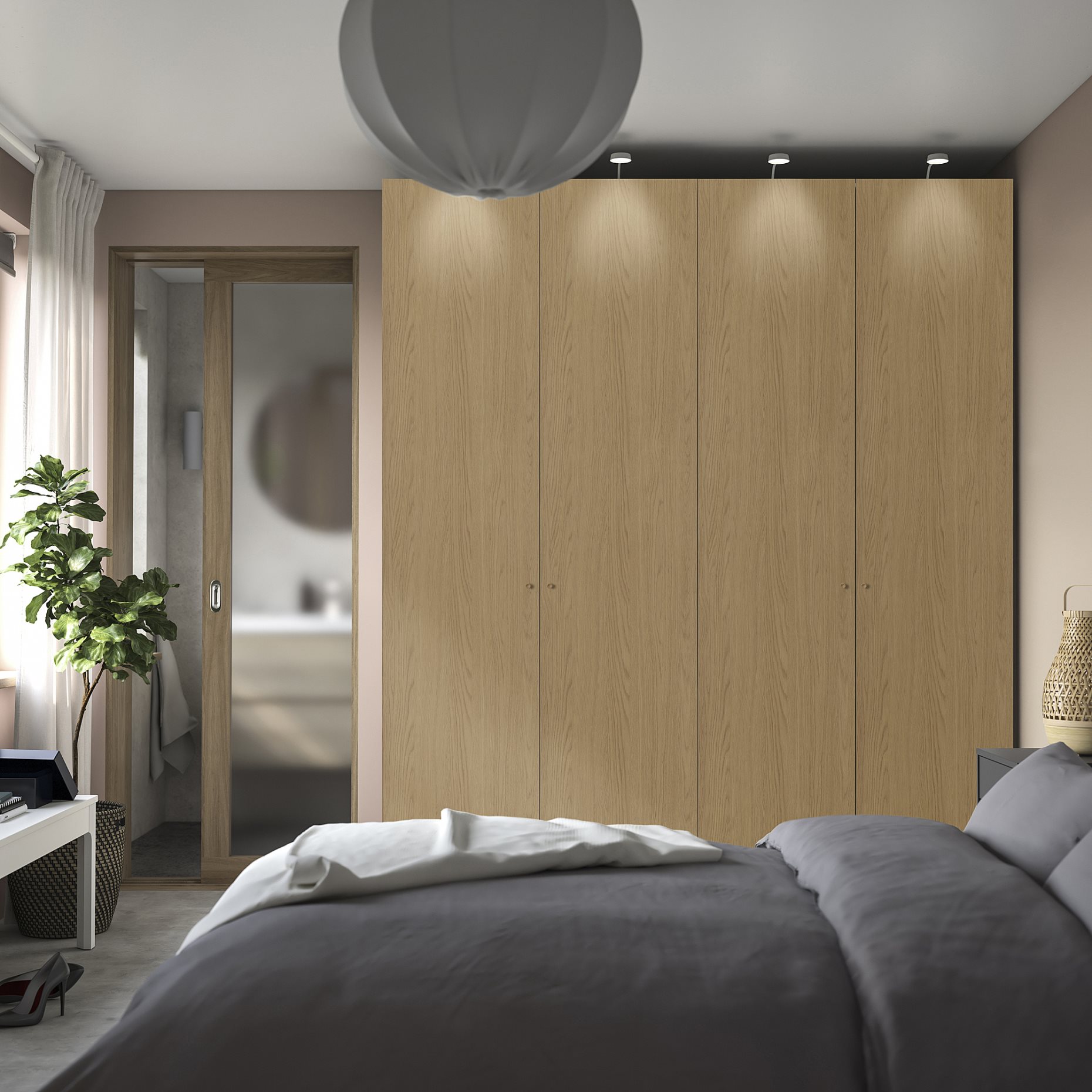 PAX/STORKLINTA, гардероб - комбинация, 295.627.16