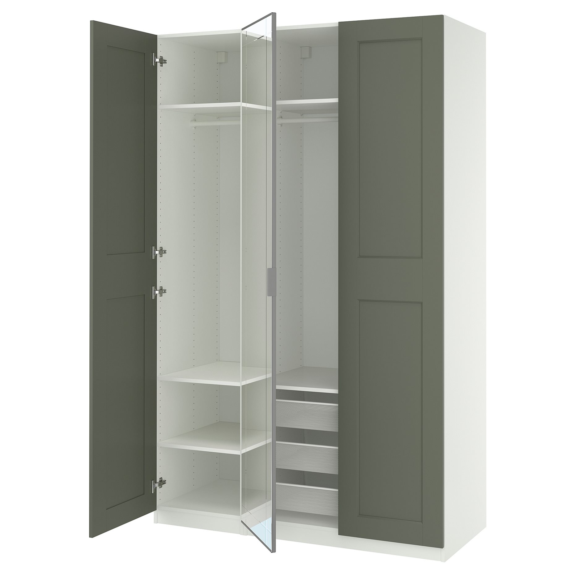 PAX/KAMMARTORP/GRIMO, гардероб - комбинация, 295.792.55