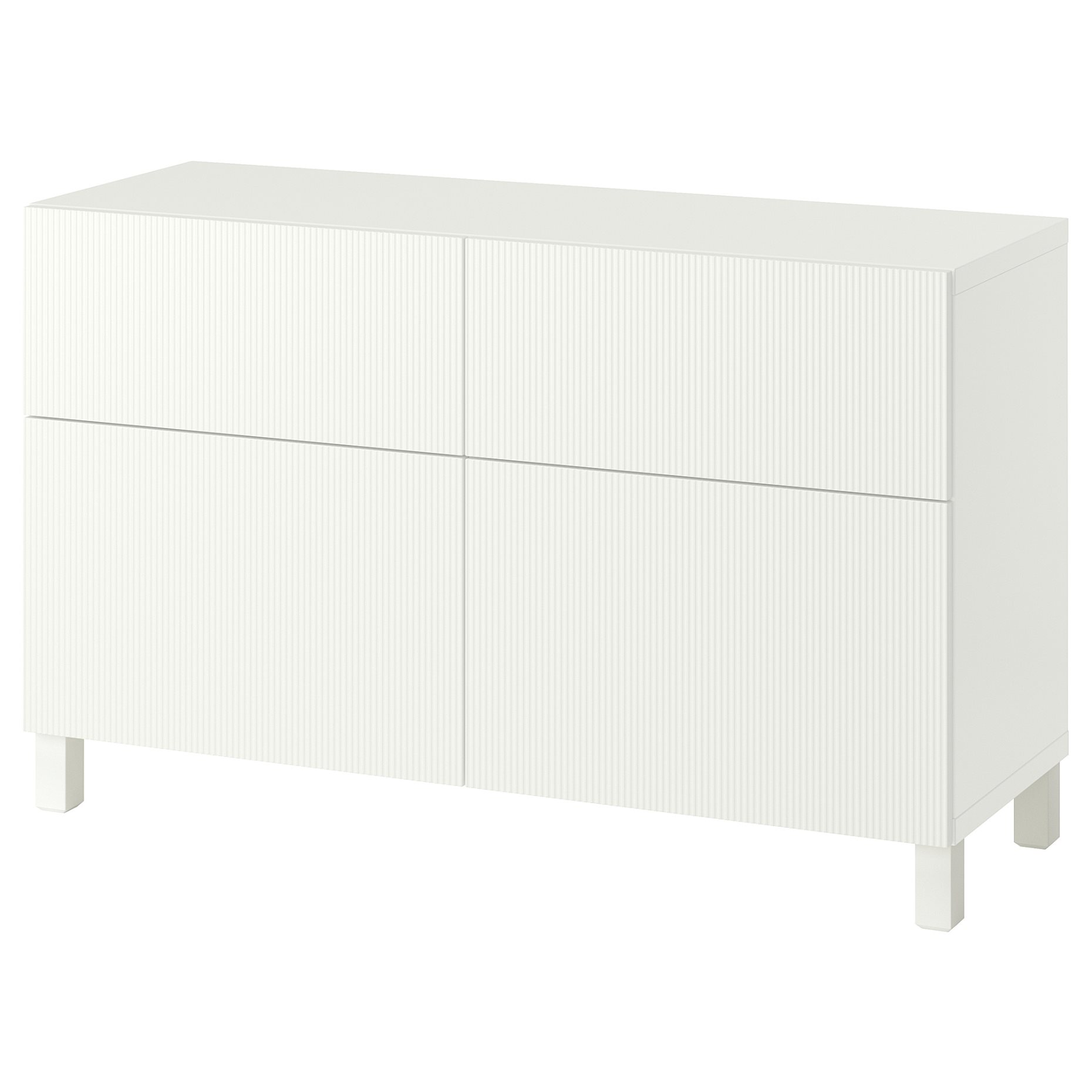BESTÅ, комб. артикул за съхр. с врати/чекм., 120x42x74 см, 295.978.10