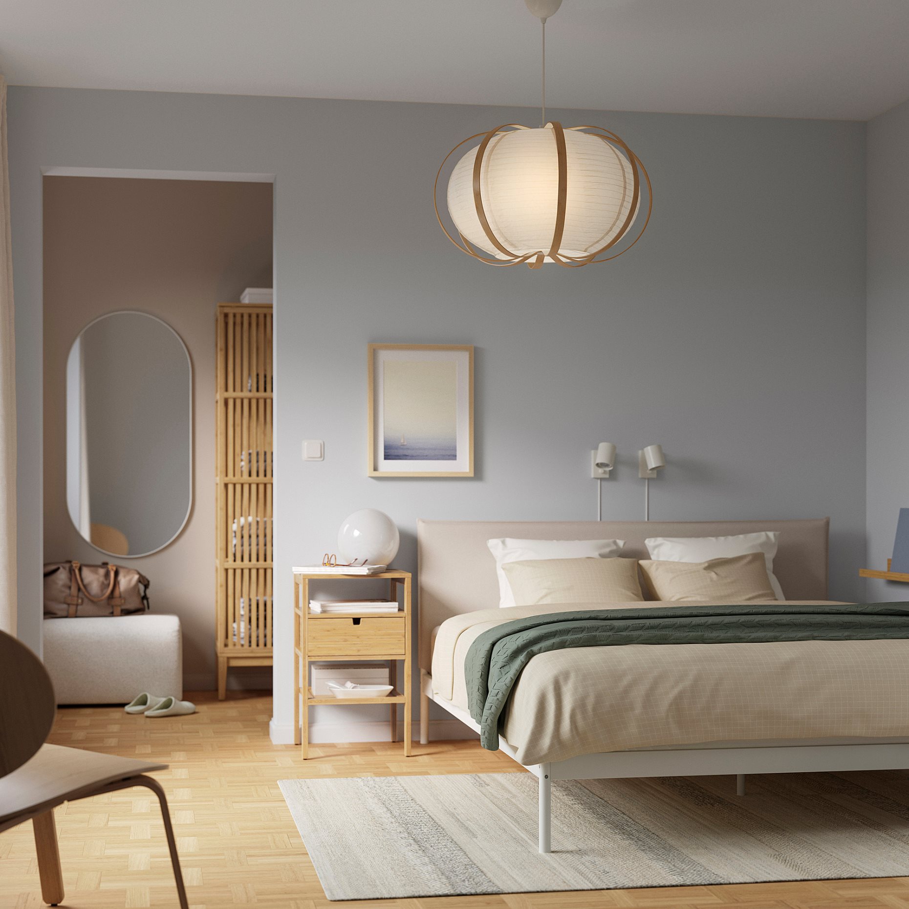 TAGGTOFS/HAVSDJUP, висяща лампа, 296.039.72