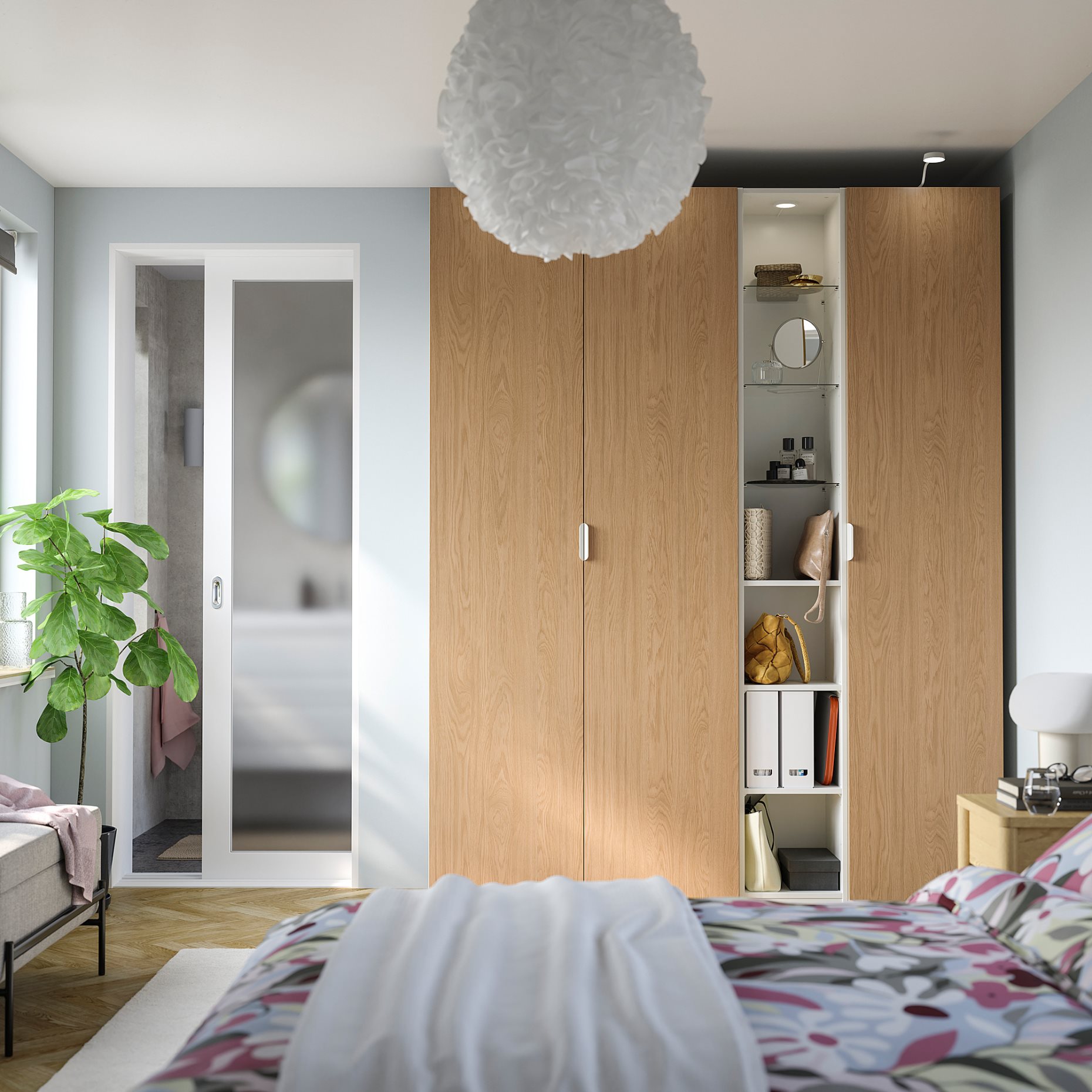PAX/STORKLINTA, гардероб - комбинация, 296.072.20