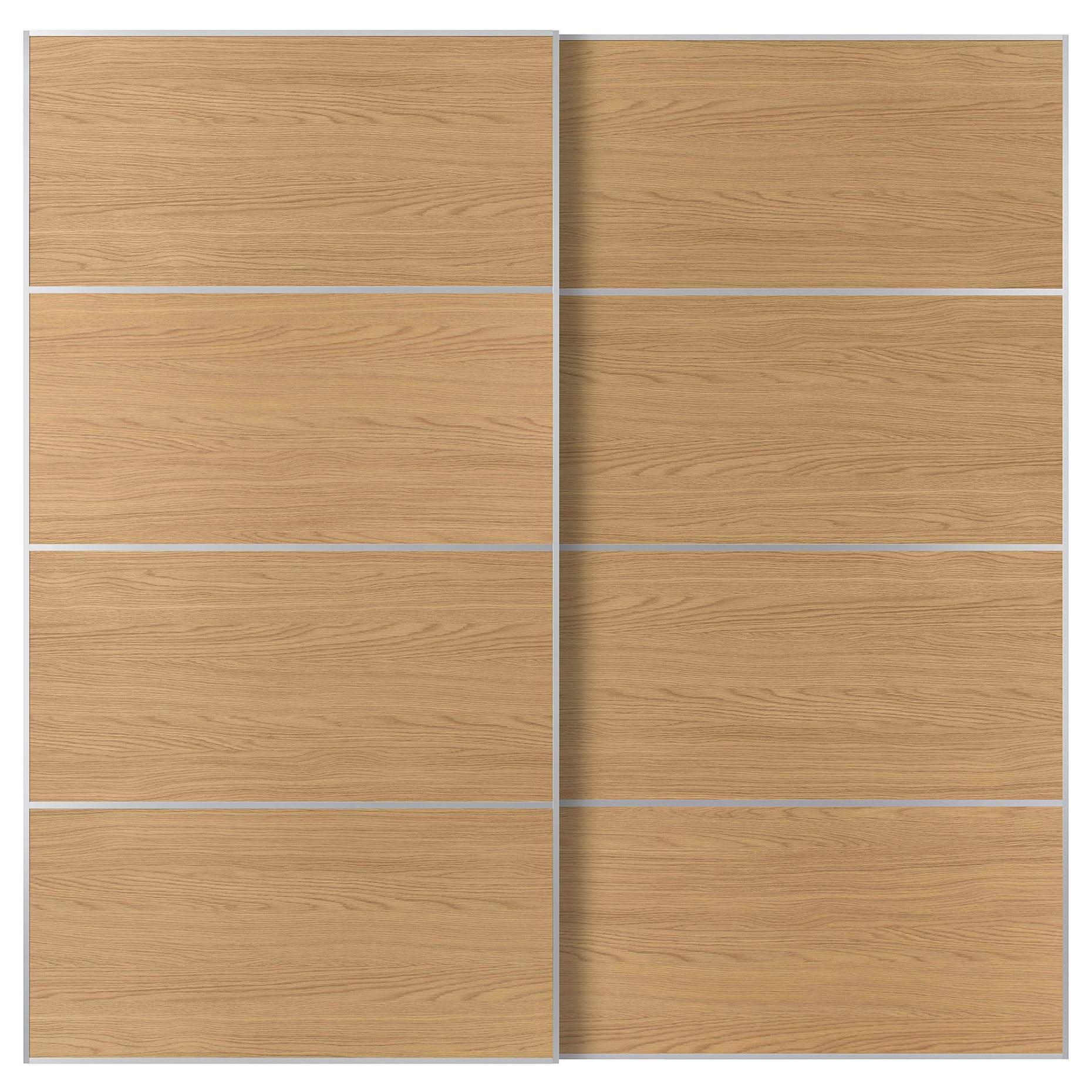 MEHAMN, 2 плъзгащи се врати, с две лица, 200x201 см, 296.090.16