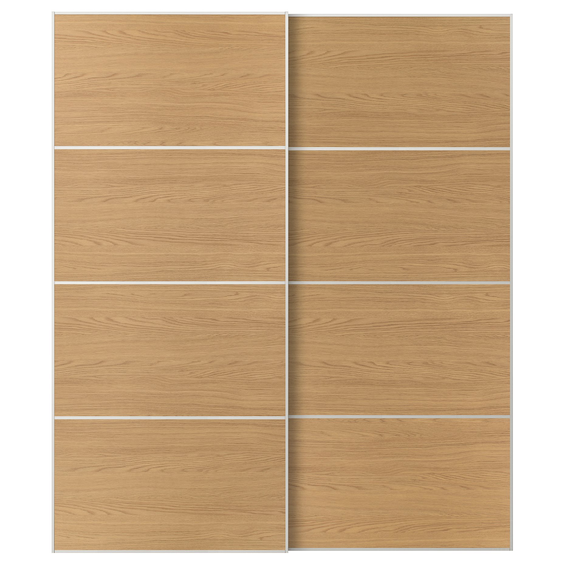 MEHAMN, 2 плъзгащи се врати, с две лица, 200x236 см, 296.091.63