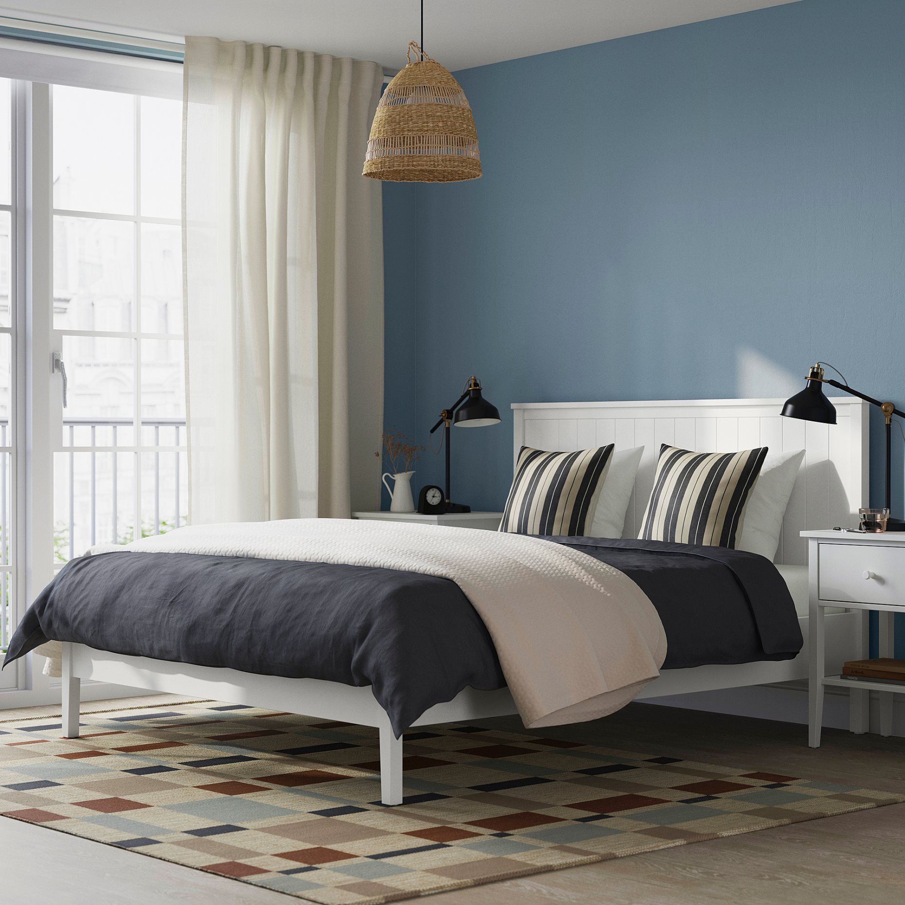 GULLABERG, рамка за легло, 160x200 см, 296.145.36