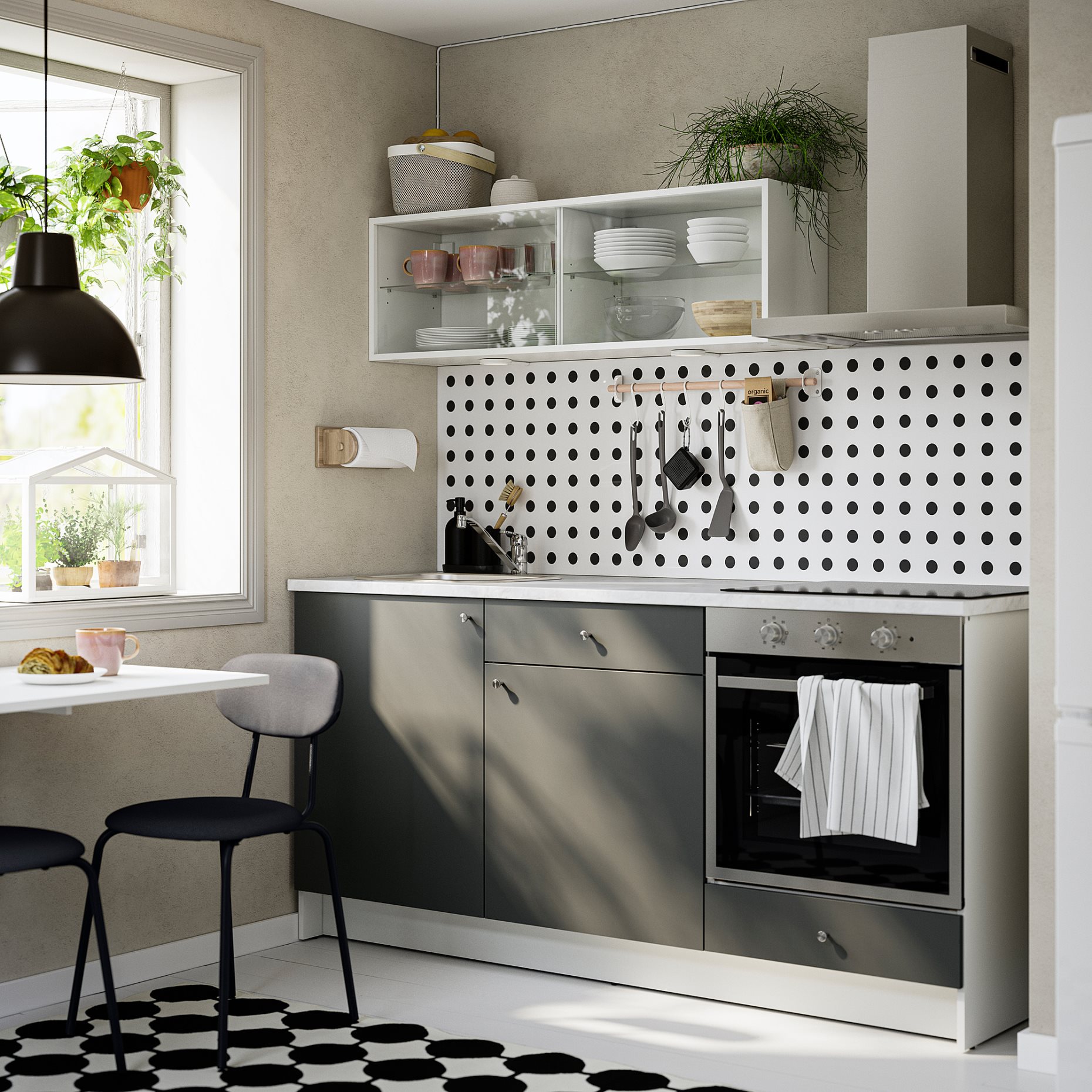 KNOXHULT, кухня, 180x61x220 см, 296.149.37