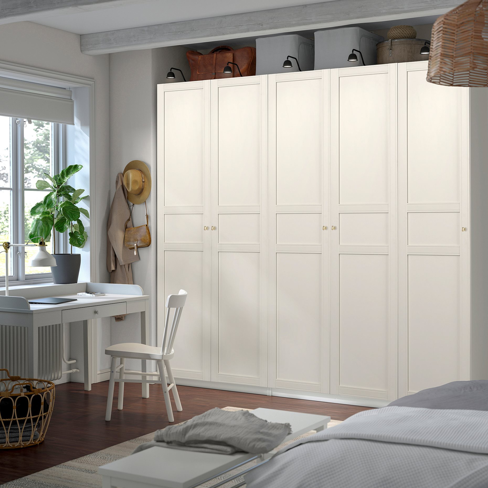 PAX/FLISBERGET, гардероб - комбинация, 296.261.10