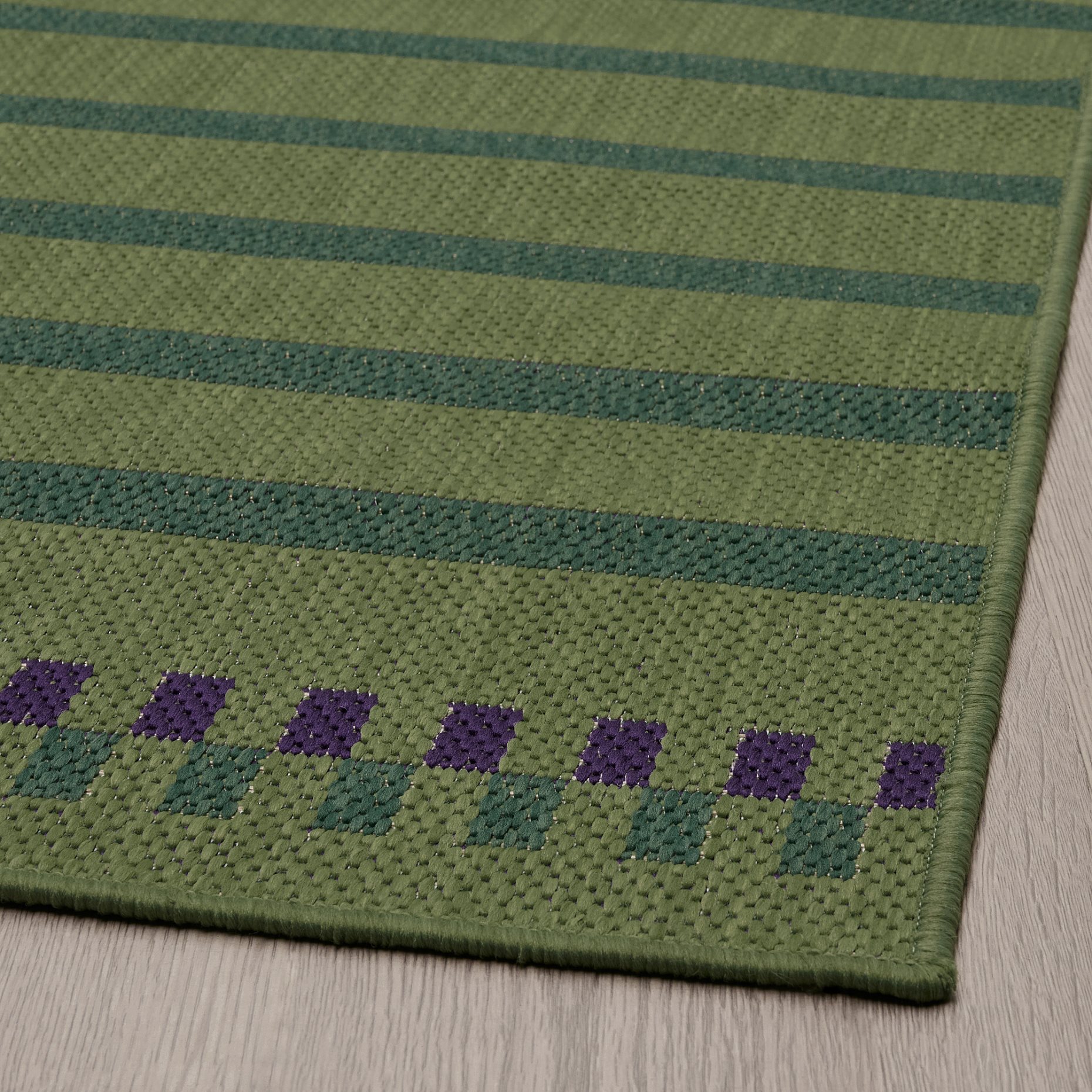 KORSNING, килим гладко тъкан, на откр./закрито, 80х250 см, 305.532.35
