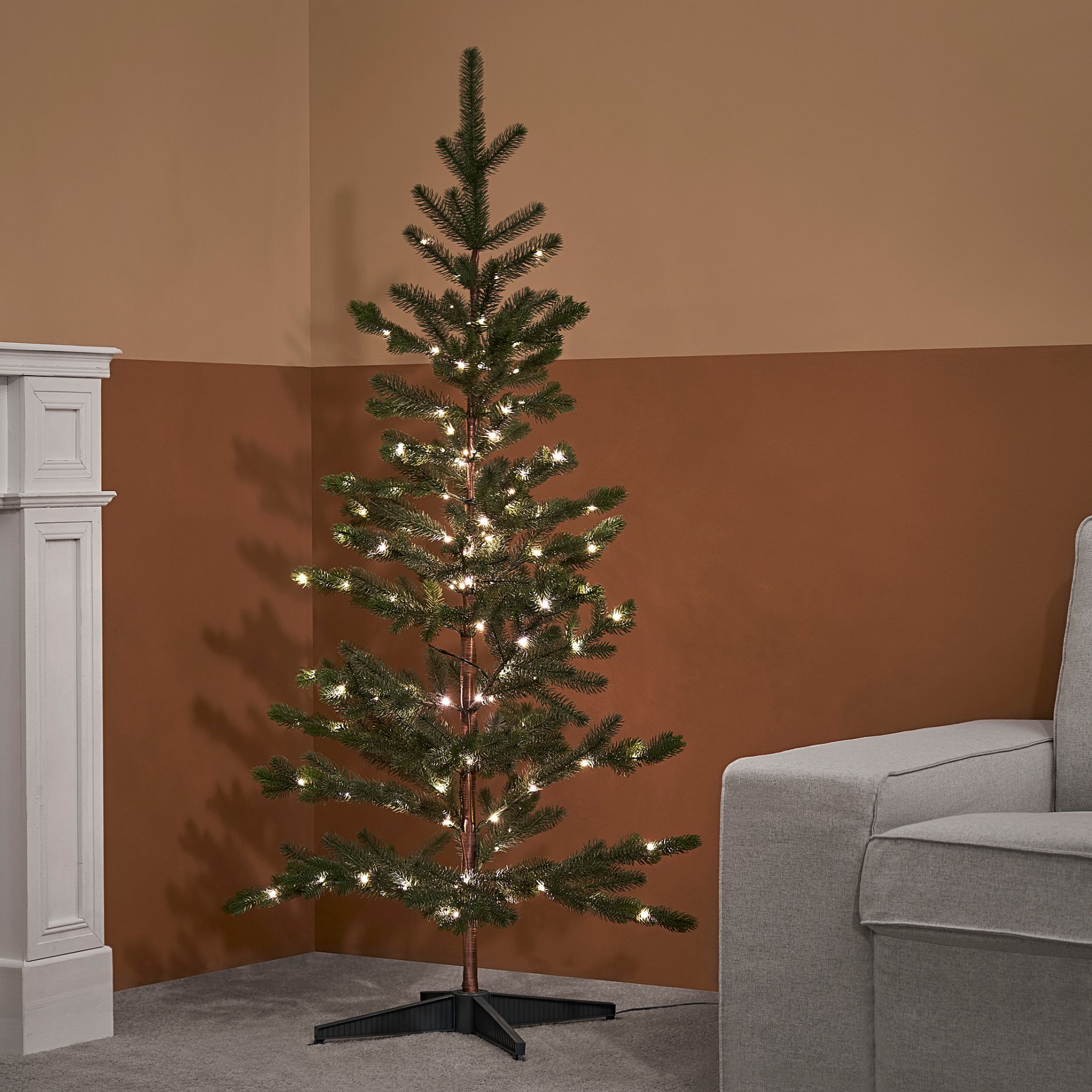 VINTERFINT, LED изкуствена Коледна елха, 305.534.95