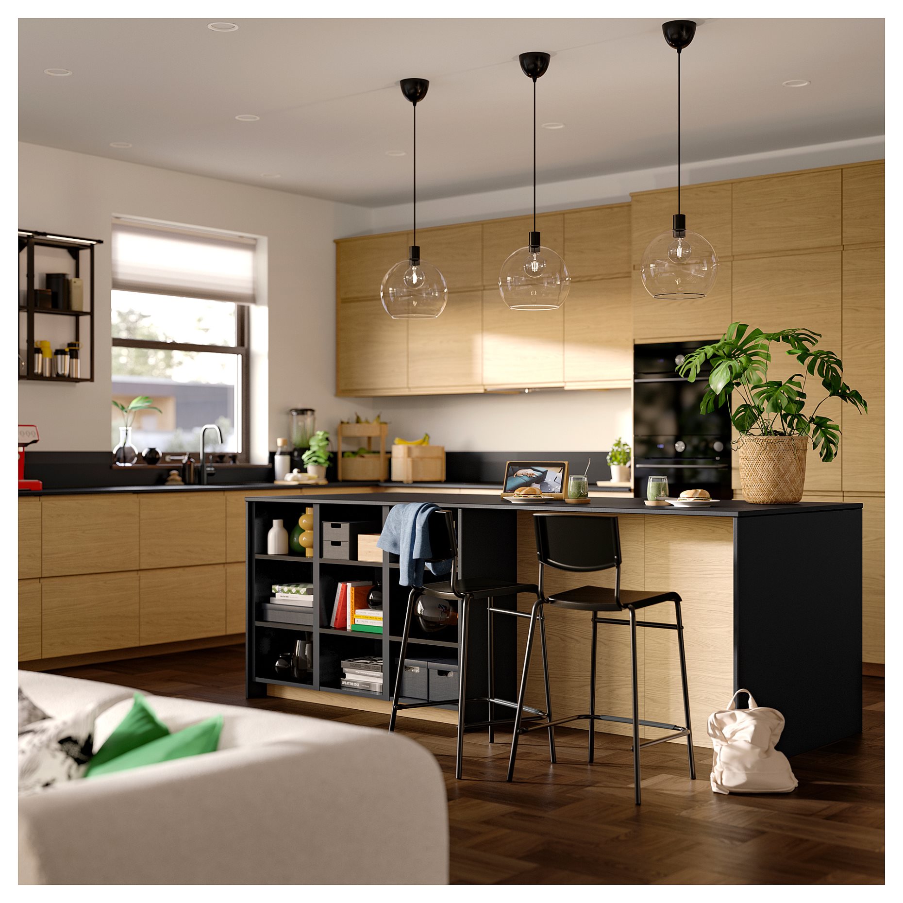 METOD, рамка за ъглов долен шкаф, 305.916.85