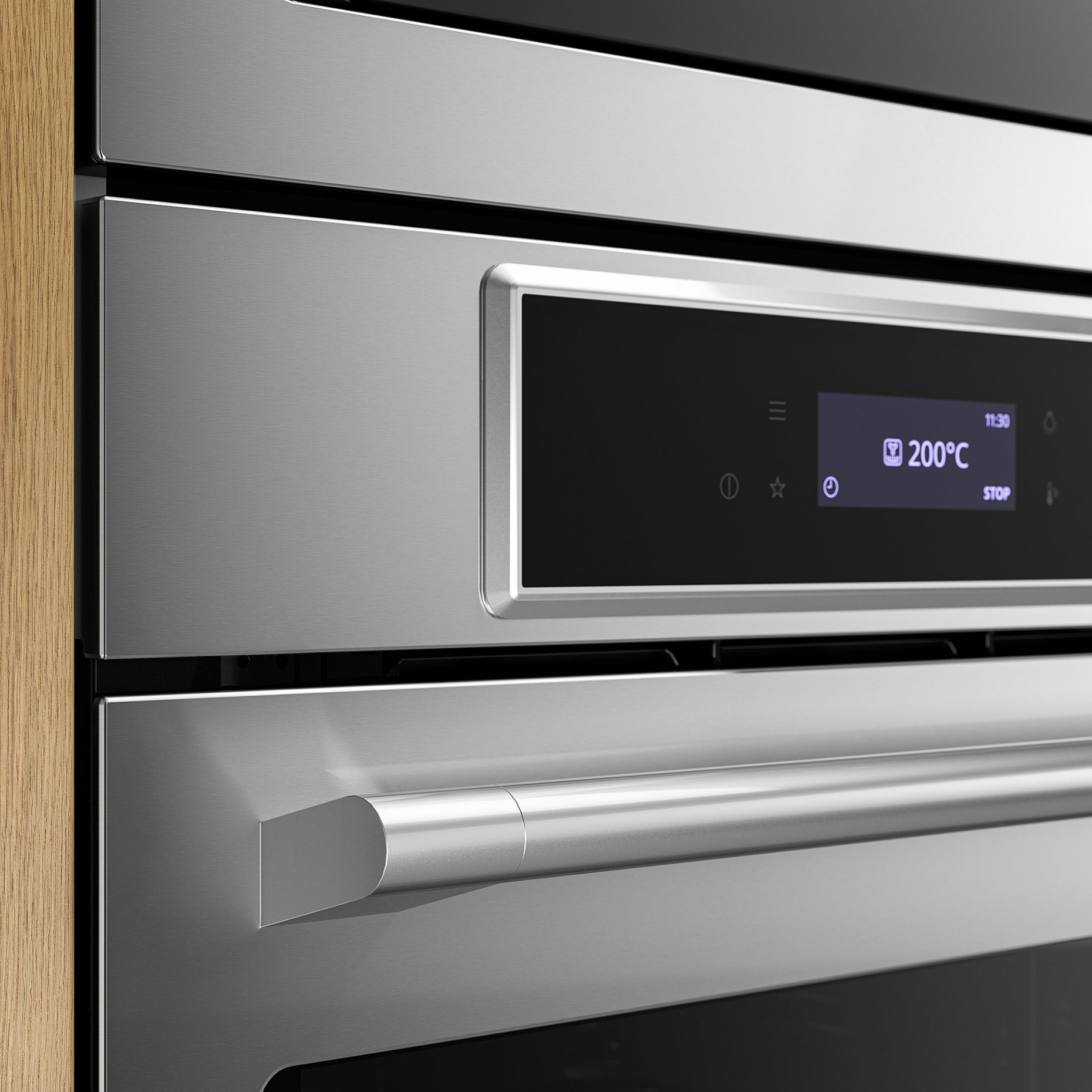 STENABY, фурна с вентилатор, ф-я за готвене с горещ въздух, пиролит., IKEA 700, 306.002.46