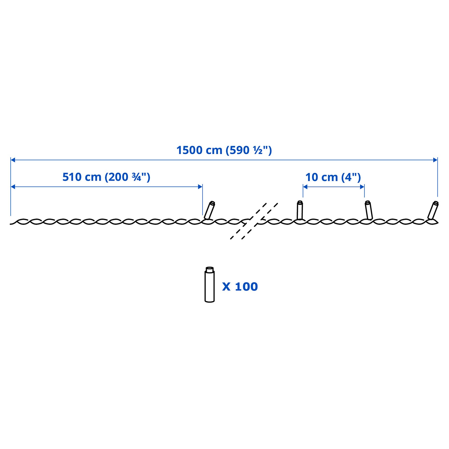 GETKÅL, LED гирлянда, 306.028.77