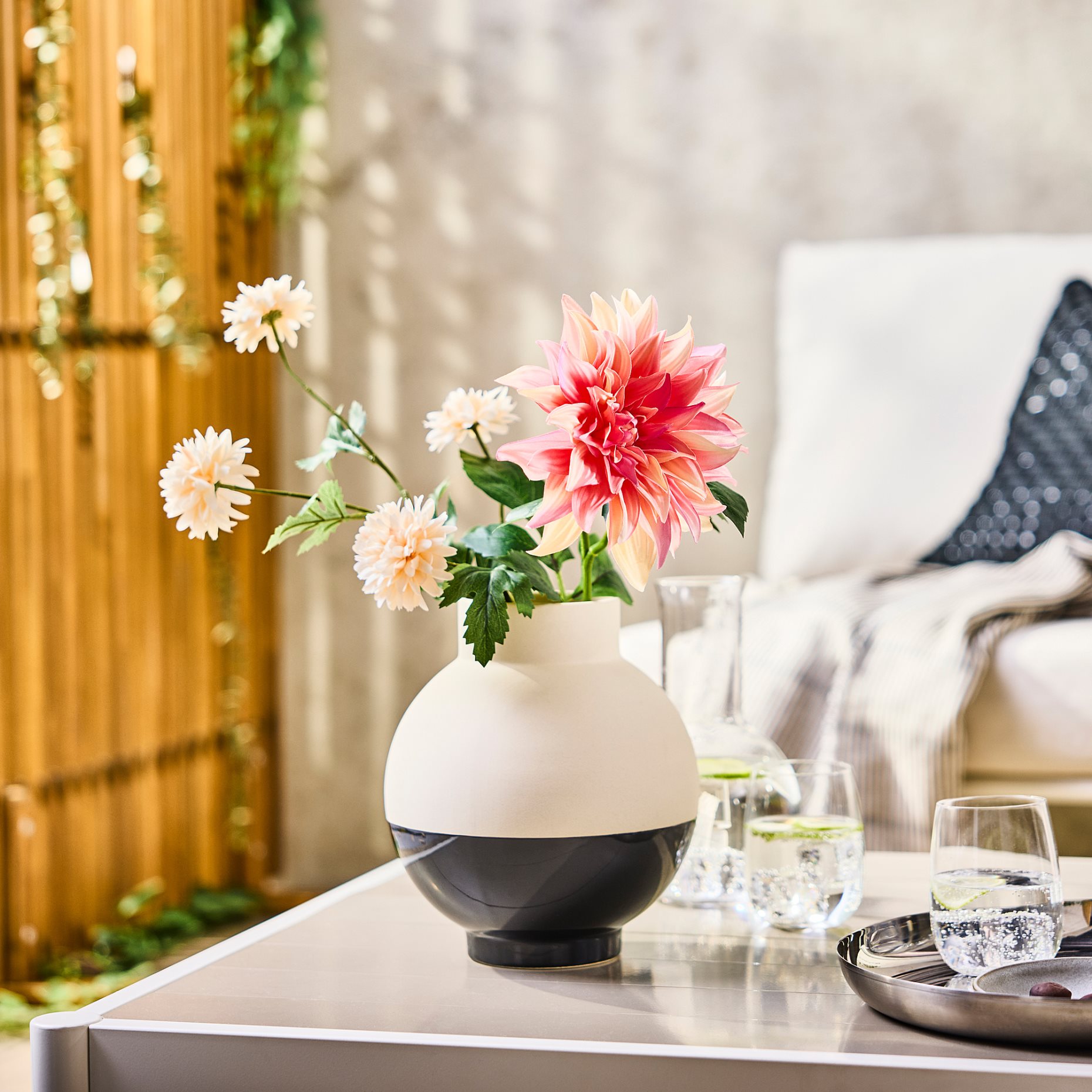 SMYCKA, изкуствено цвете, Хризантеми, 306.060.45