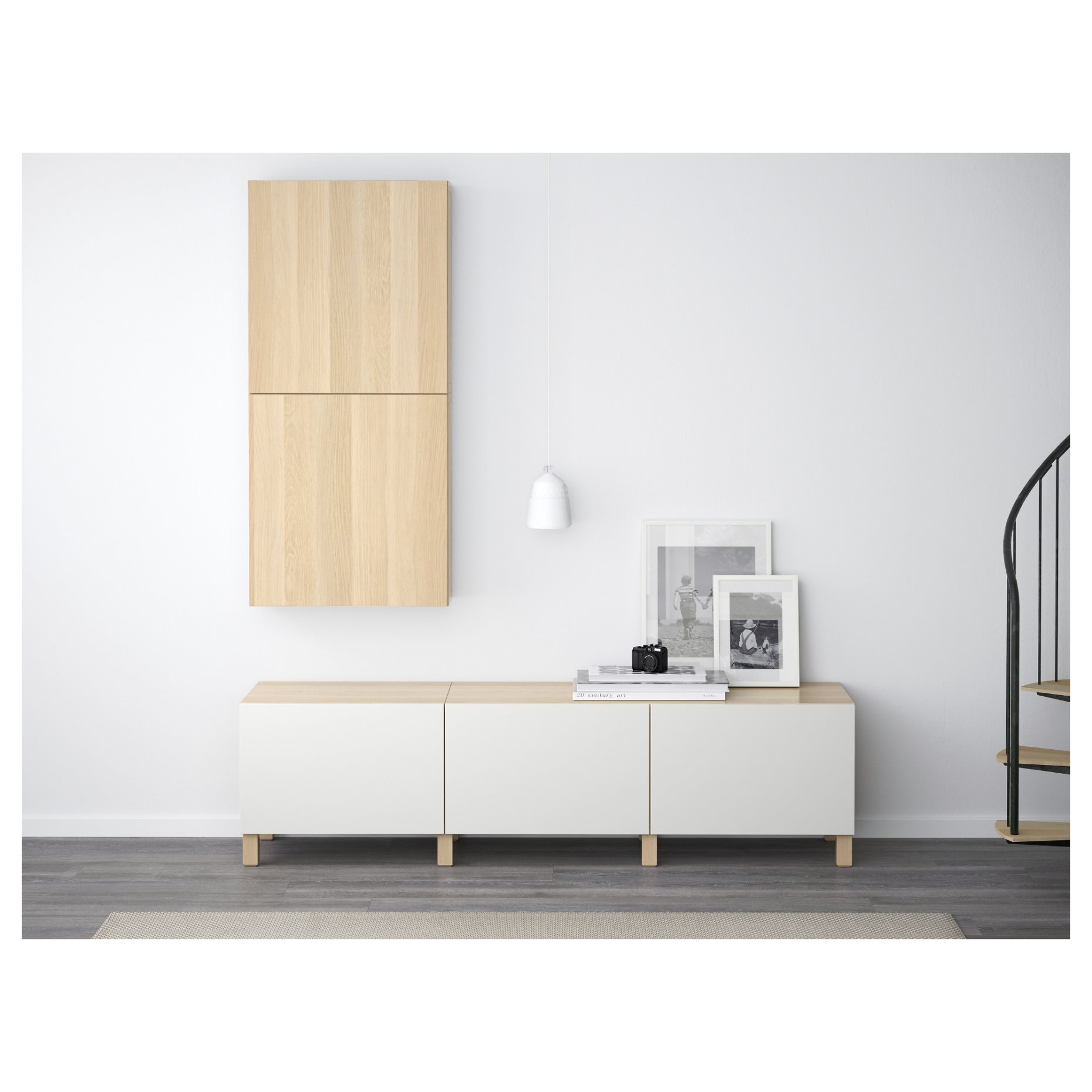 BESTÅ, комбиниран артикул за съхранение с чекмеджета, 391.954.74