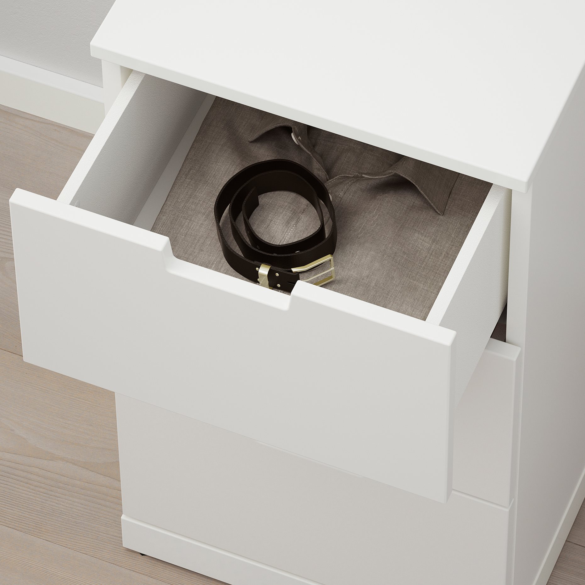 NORDLI, скрин с 3 чекмеджета, 392.398.35