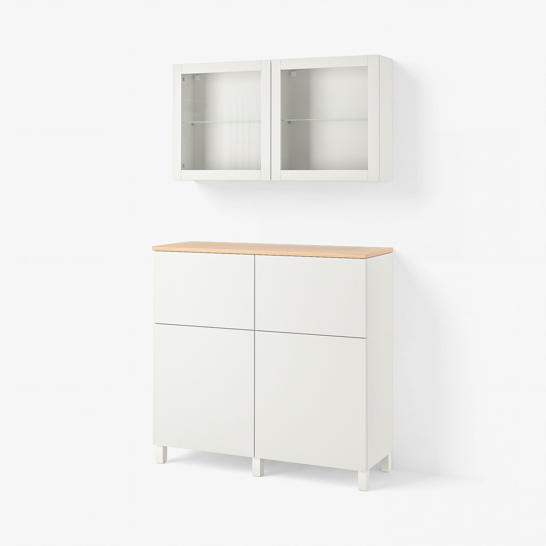 BESTÅ, комб. артикул за съхр. с врати/чекм., 394.406.54