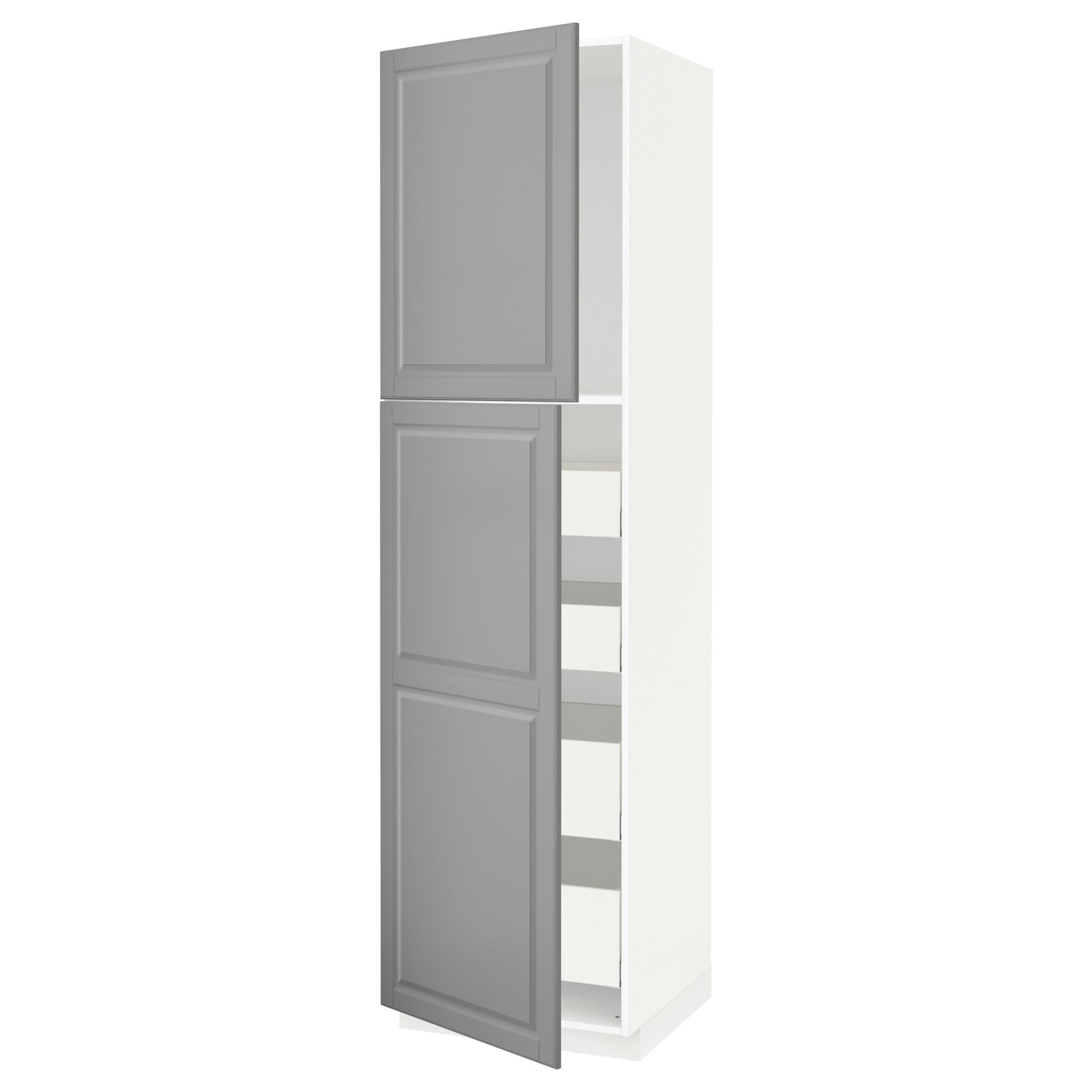 METOD/MAXIMERA, висок шкаф с 2 врати/4 чекмеджета, 394.571.59