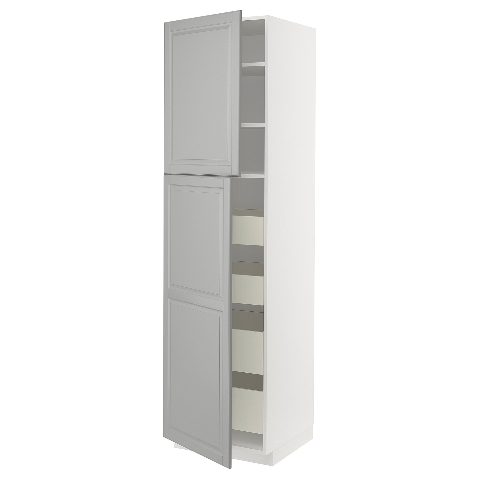 METOD/MAXIMERA, висок шкаф с 2 врати/4 чекмеджета, 394.571.59