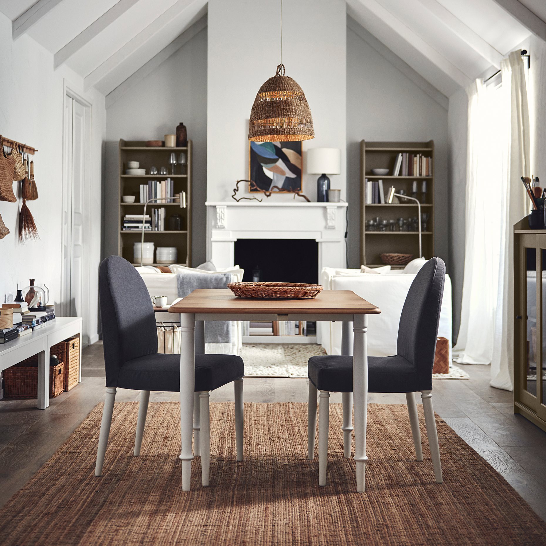 DANDERYD/DANDERYD, Маса и 2 стола, 394.839.31
