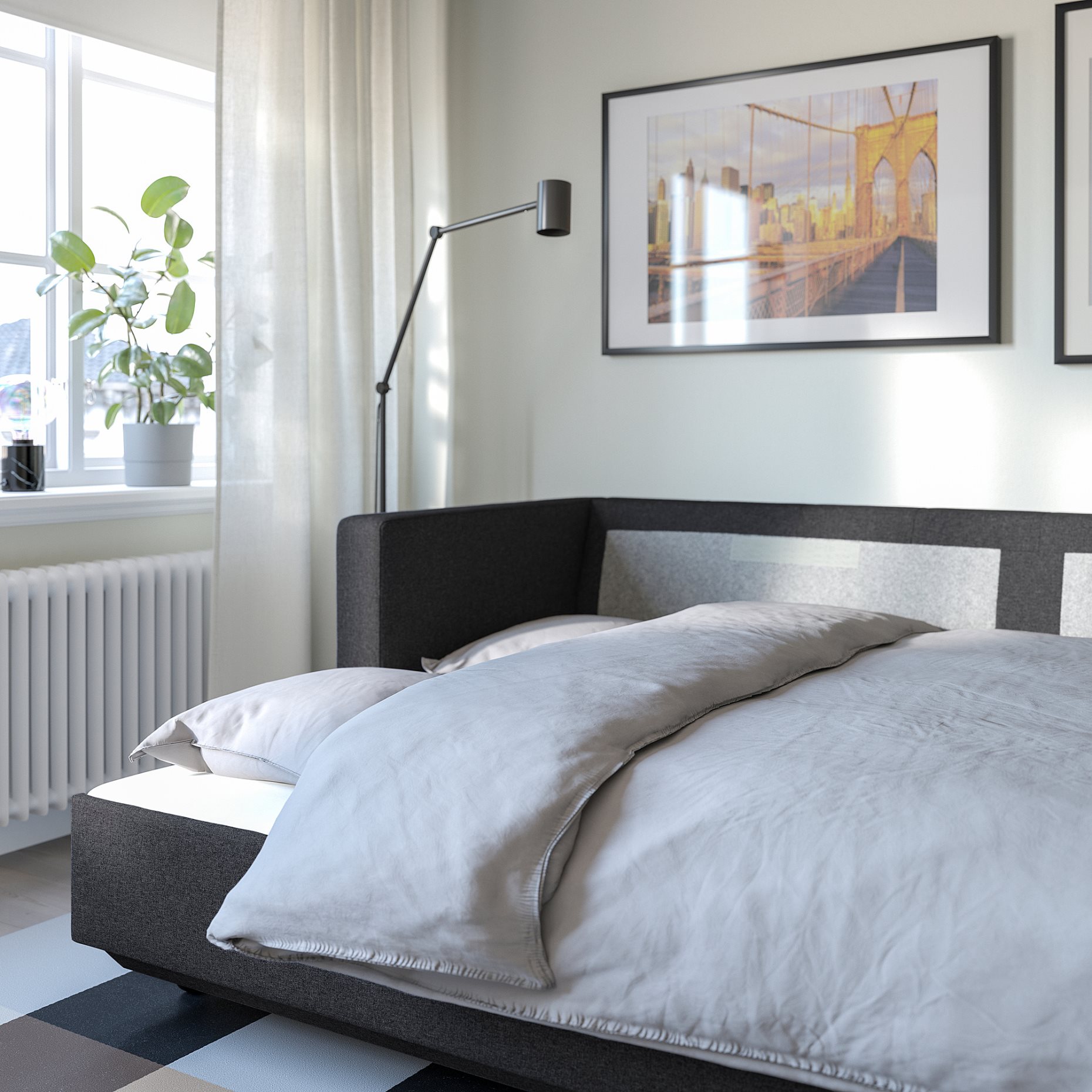 LANDSKRONA, 3-местен разтегателен диван, 394.912.76