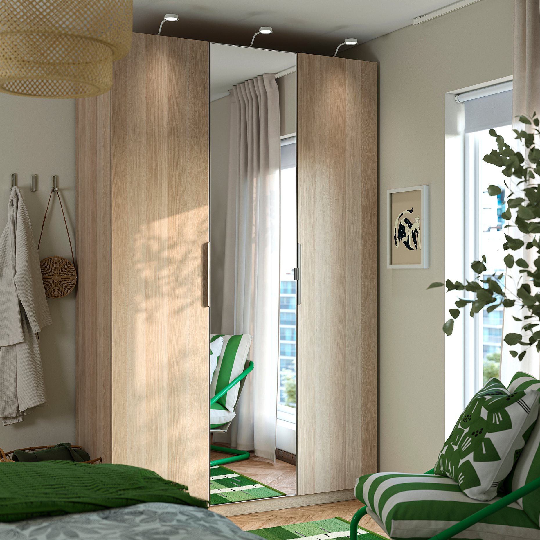 PAX/FORSAND/AHEIM, гардероб - комбинация, 395.027.60