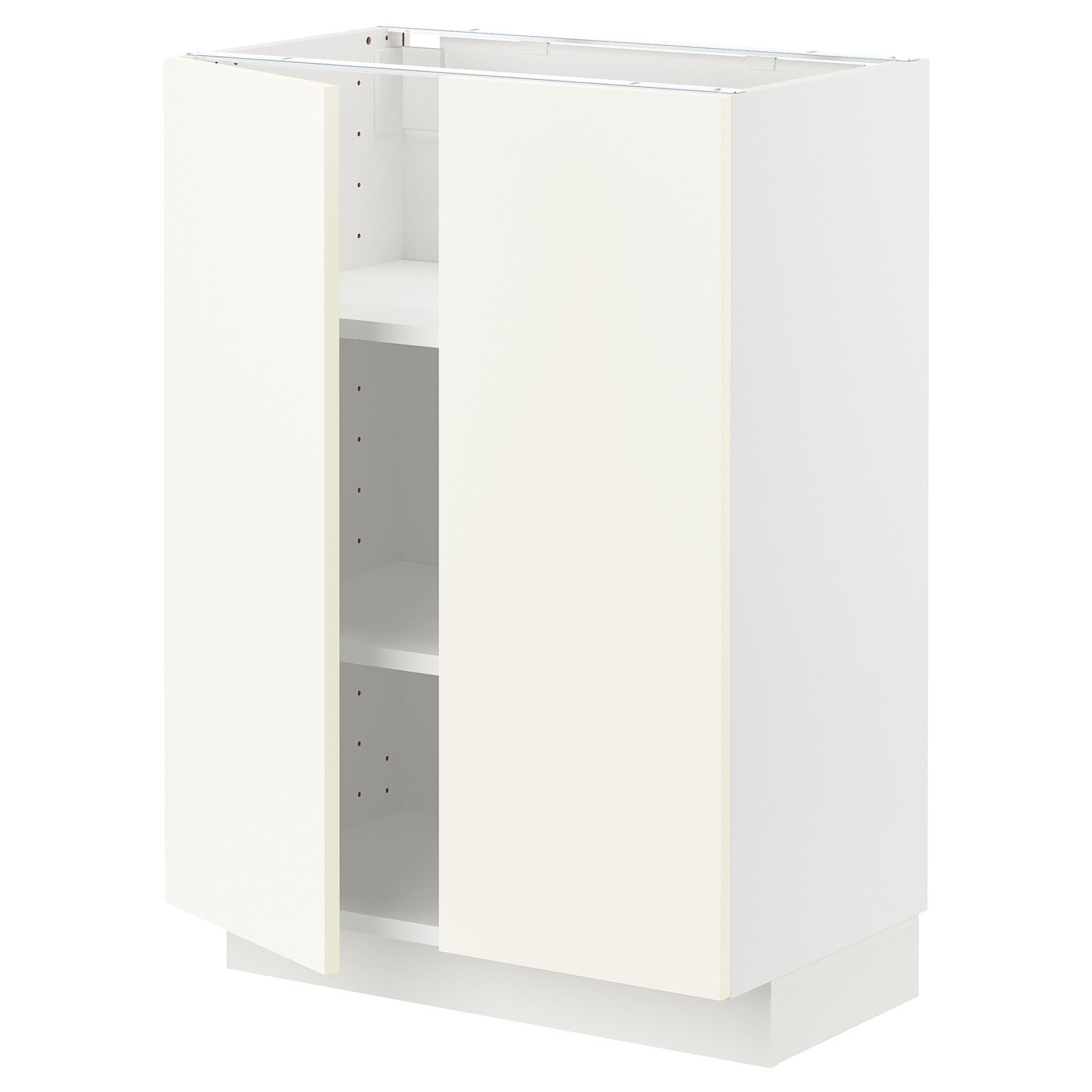 METOD, долен шкаф с рафтове/2 вратички, 395.071.35