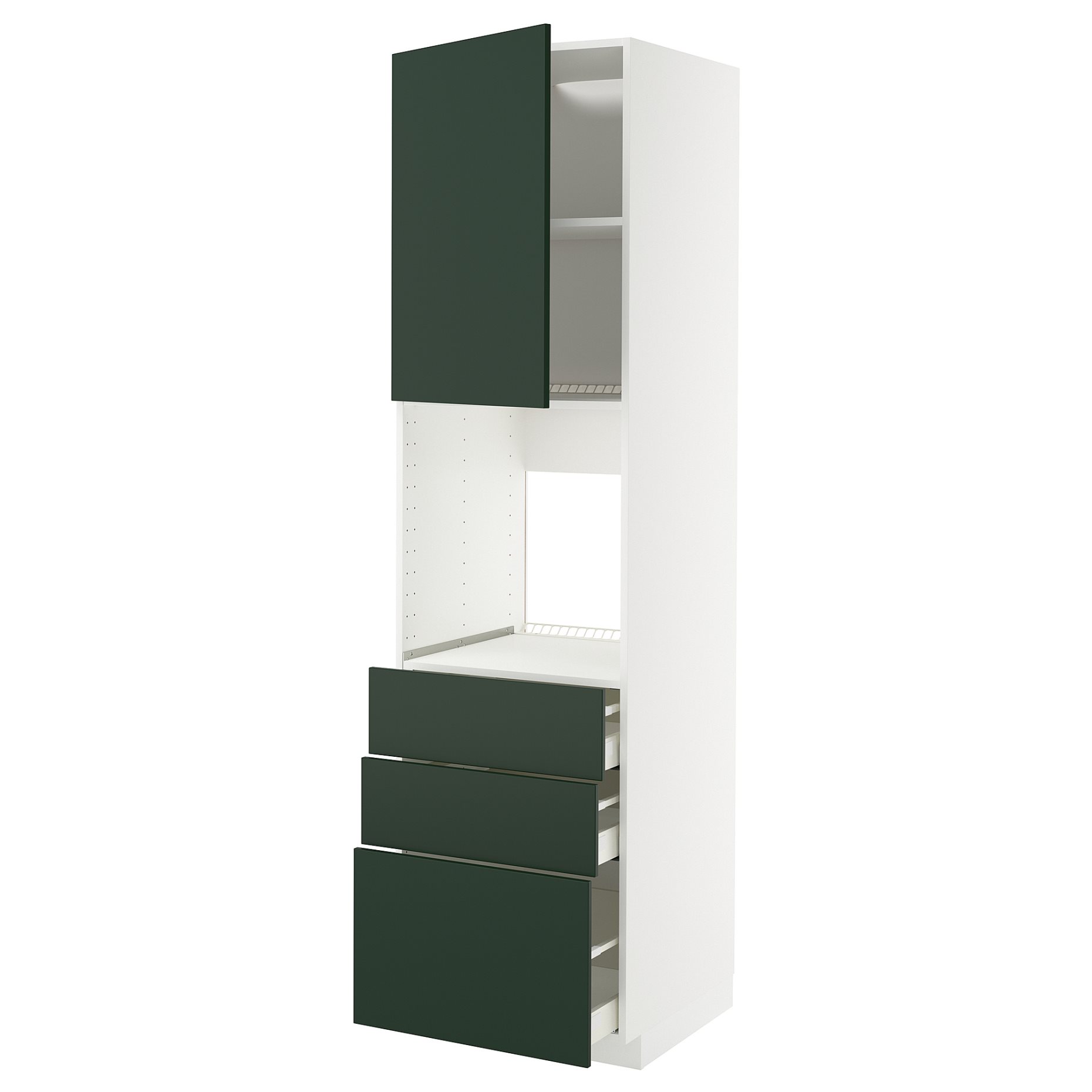 METOD/MAXIMERA, висок шкаф за фурна с врата/3 чекм., 395.567.67