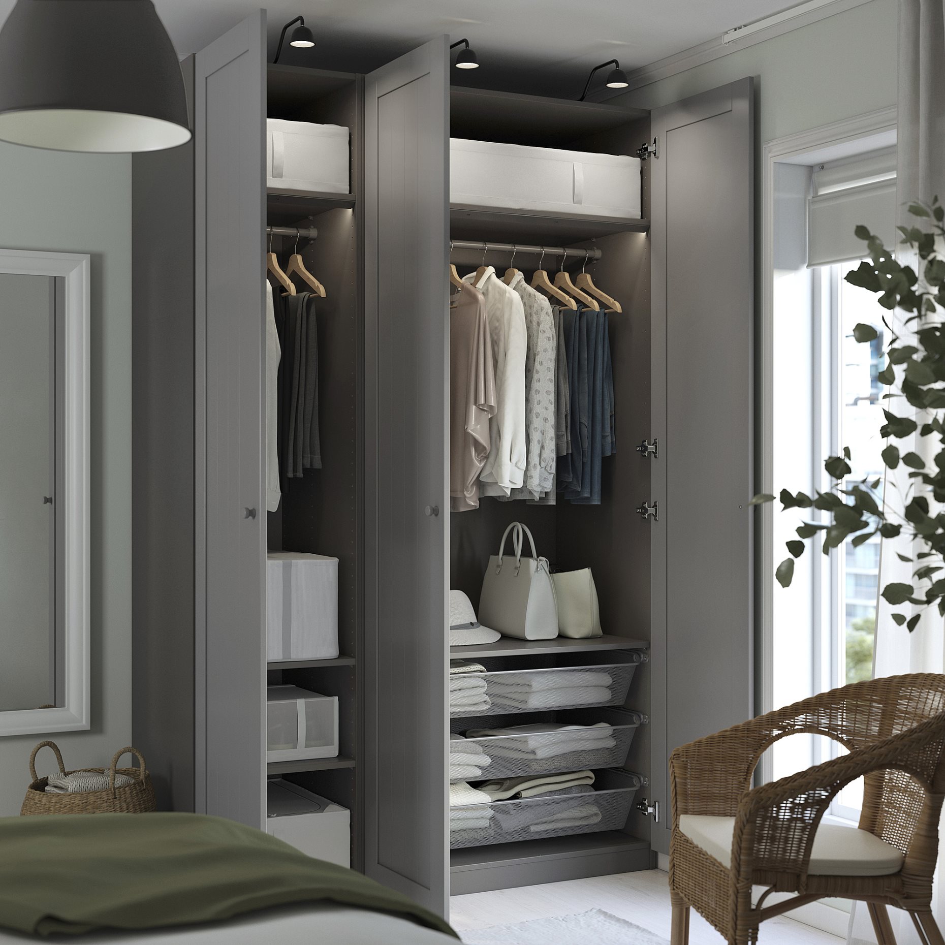 PAX/GULLABERG, Гардероб - комбинация, 395.615.56