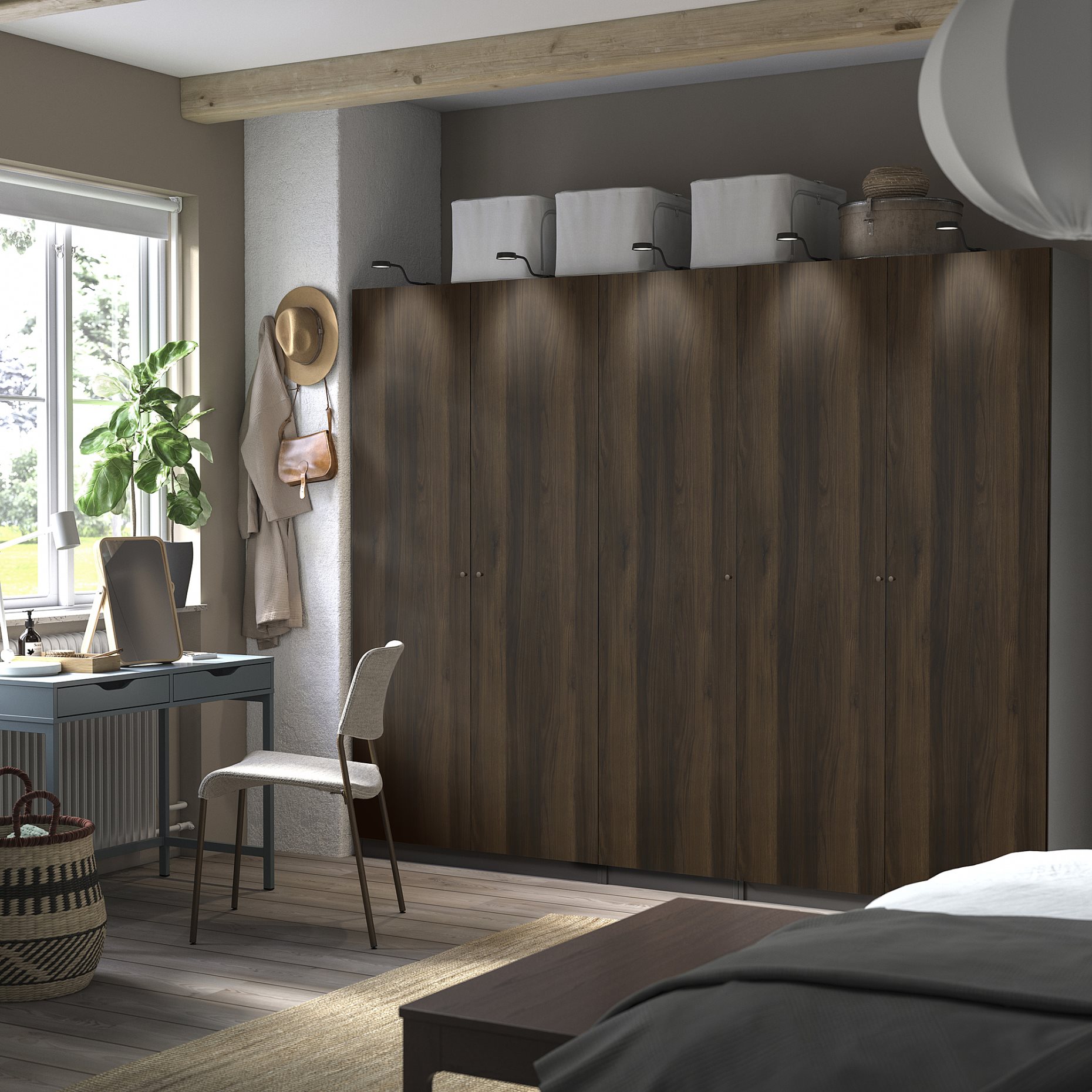 PAX/STORKLINTA, гардероб - комбинация, 395.628.48