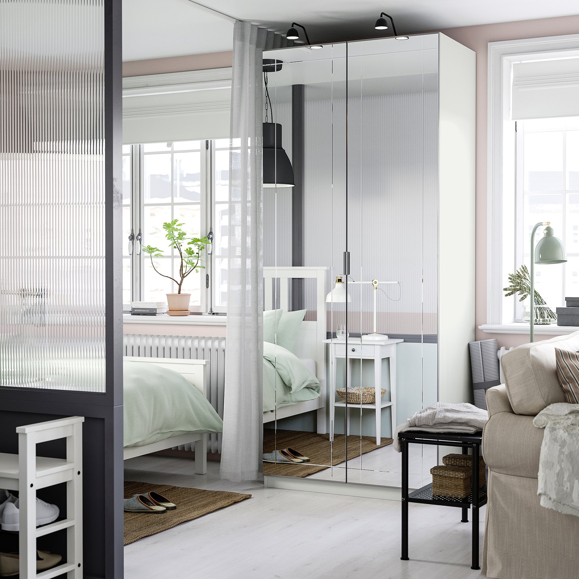 PAX/KAMMARTORP, гардероб - комбинация, 395.724.23