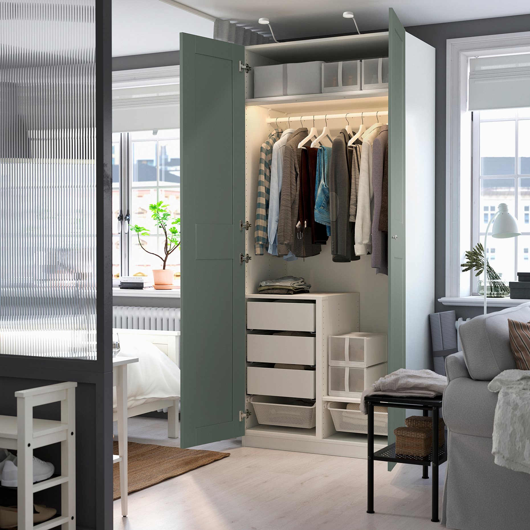 PAX/GRIMO, гардероб - комбинация, 395.792.45