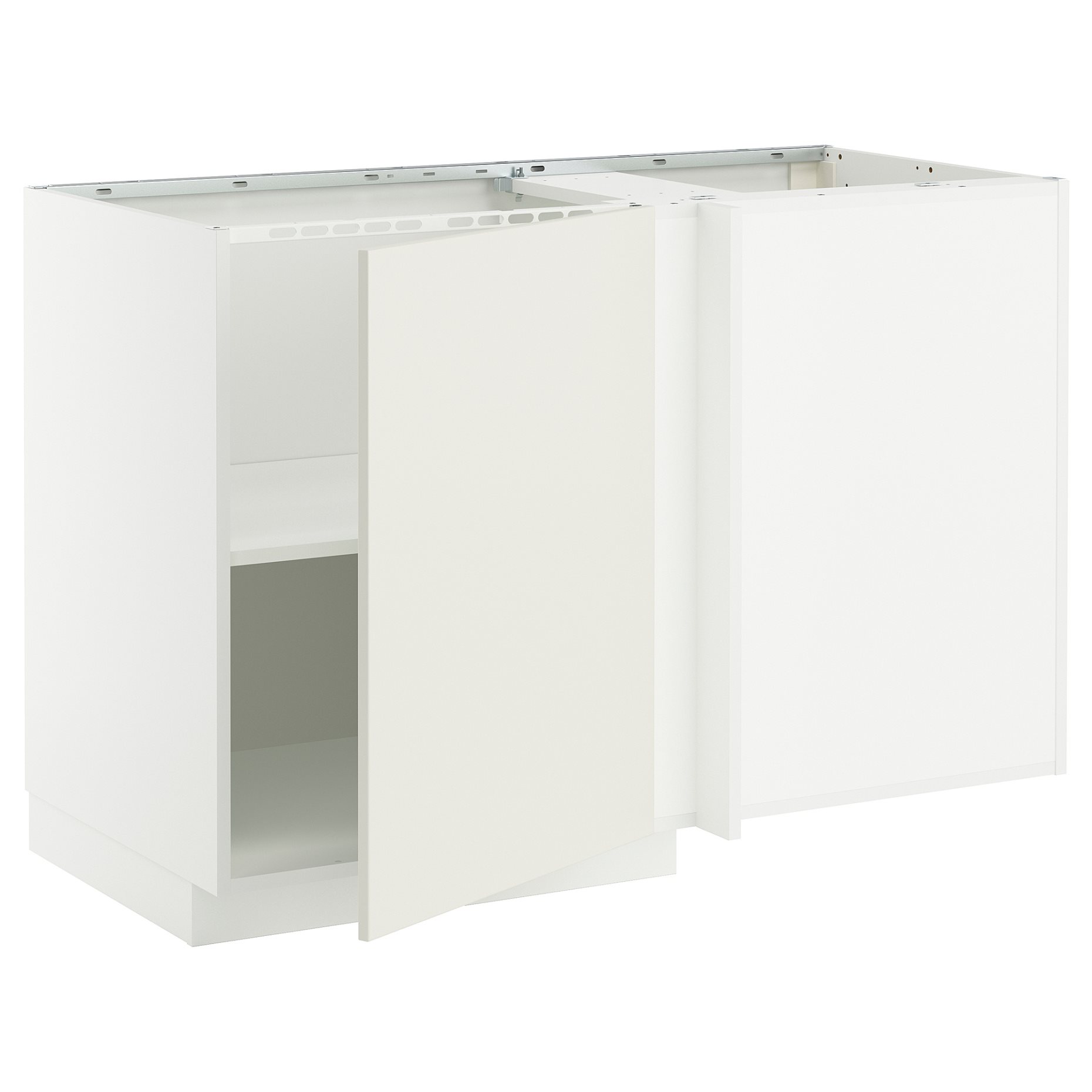 METOD, ъглов долен шкаф с рафт, 395.850.48