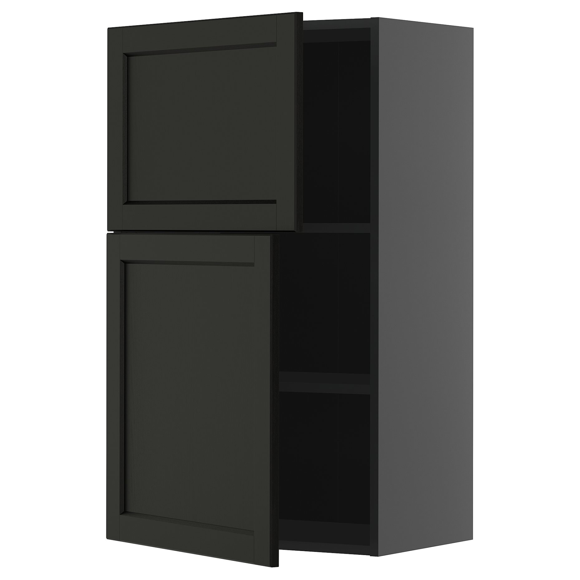 METOD, стенен шкаф с рафтове/2 вратички, 395.867.93