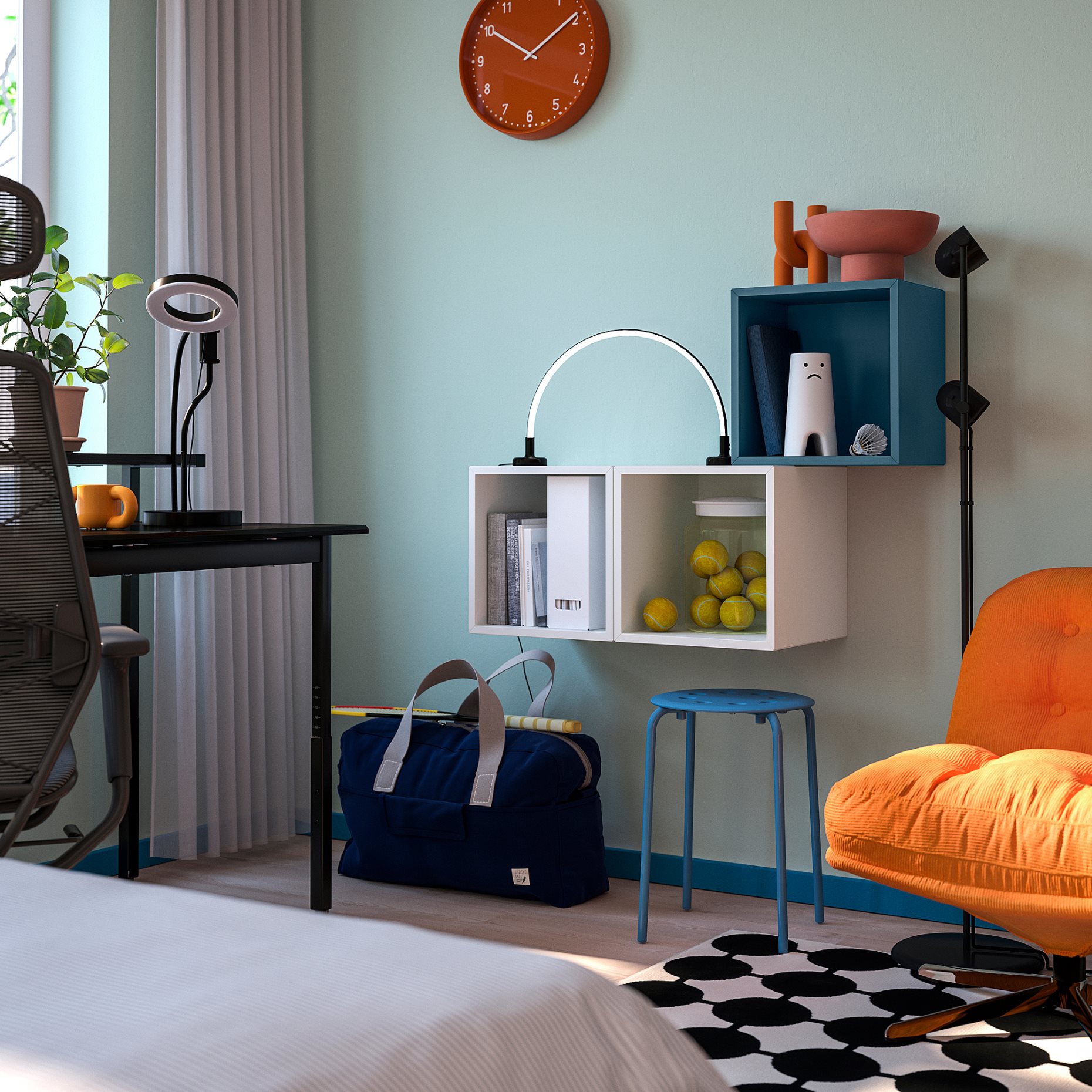 EKET, шкаф за стенен монтаж комбинация, 105x35x70 см, 396.020.43