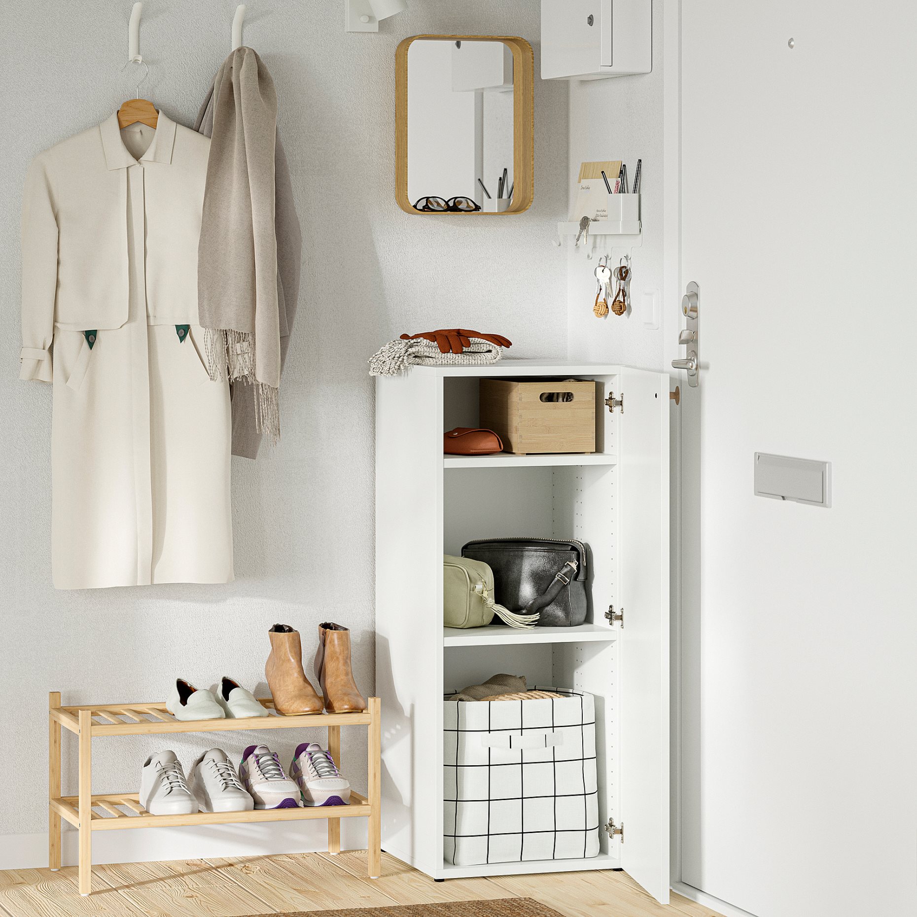 LASTARE, комб. артикули за съхранение, 40x42x100 см, 396.027.45