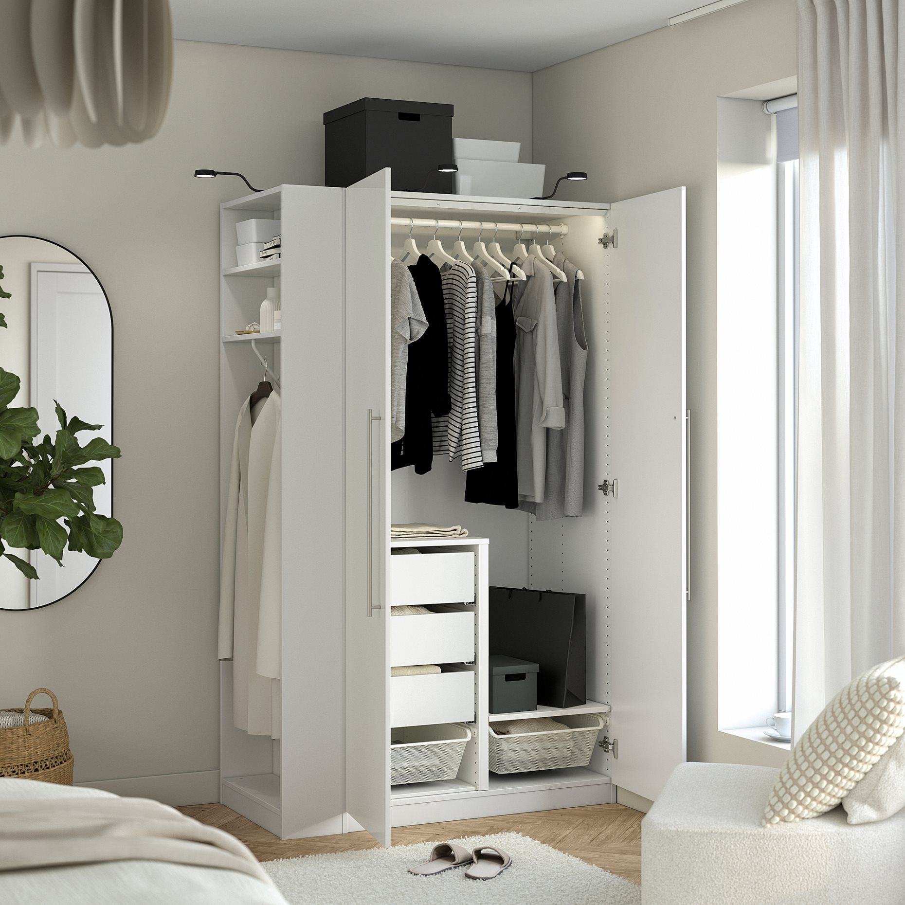 PAX/FARDAL, гардероб - комбинация, 396.068.47