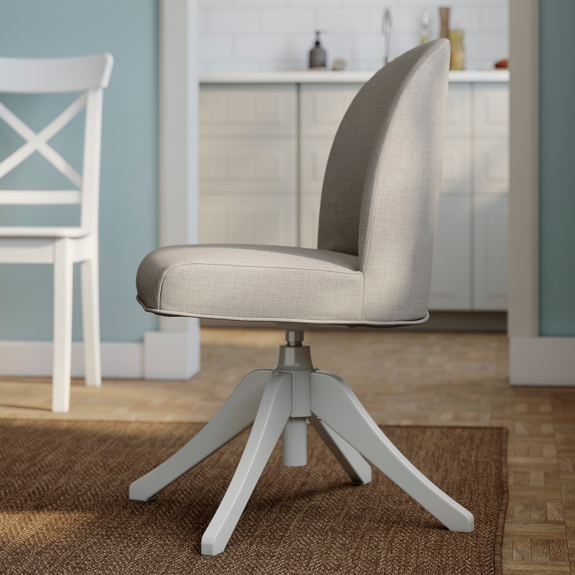 ROSENTORP/ROSENTORP, маса и 4 стола, 396.101.42