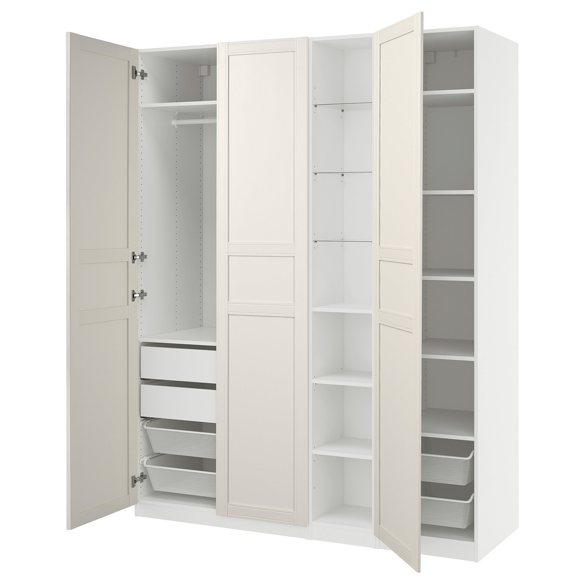 PAX/FLISBERGET, гардероб - комбинация, 396.261.24