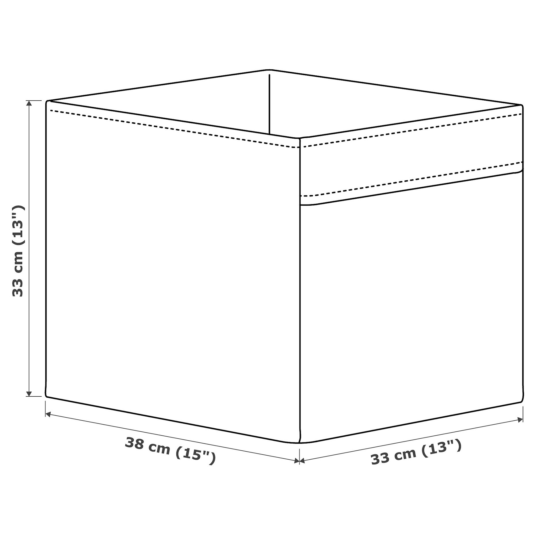 DRÖNA, кутия, 33х38х33, 402.179.55