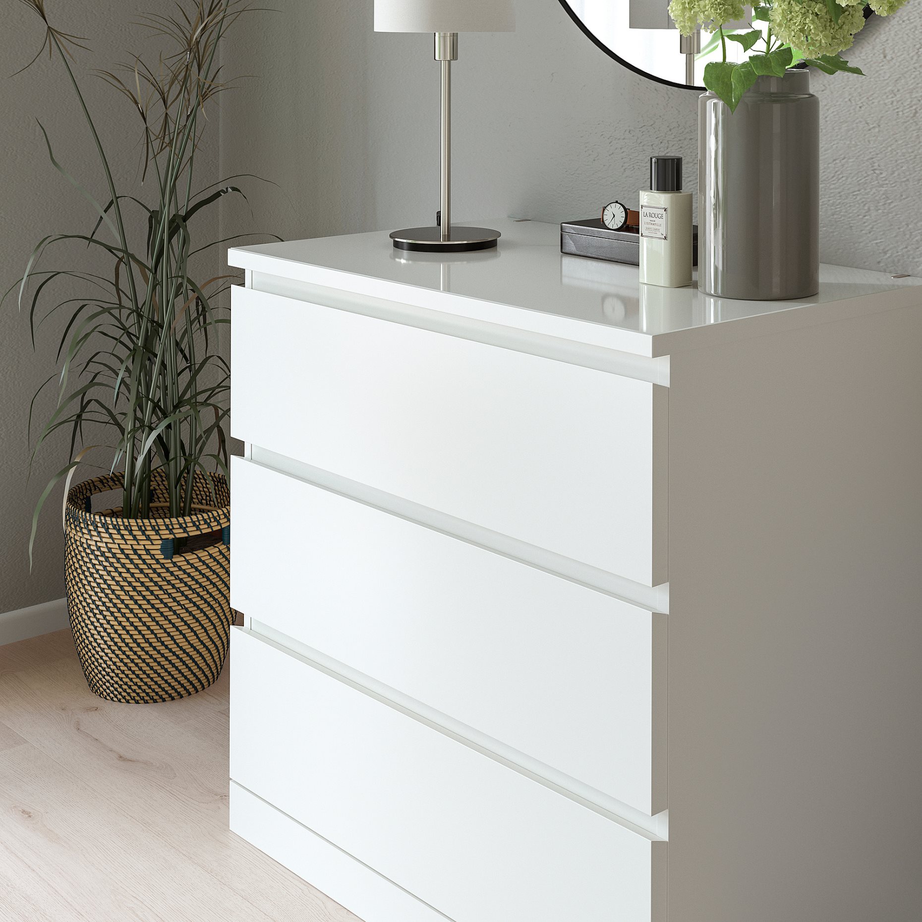 MALM, стъклен плот, 404.299.76