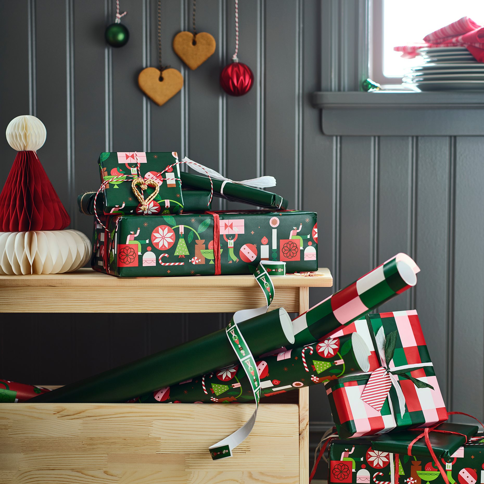 VINTERFINT, хартия за подаръци, ролка, 406.029.66