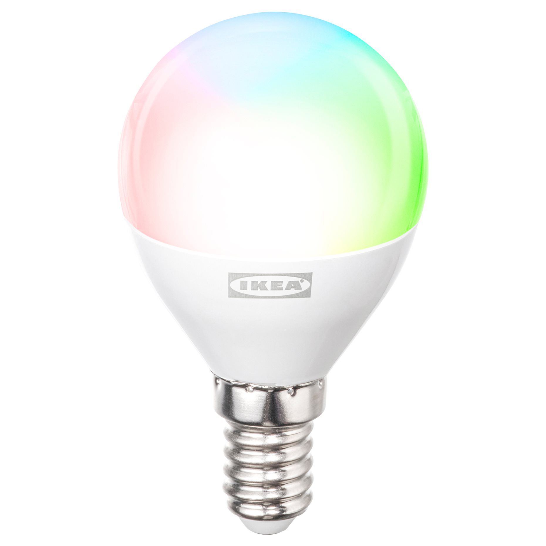 KAJPLATS, LED крушка E14 806 лумена, 45 мм, смарт, цветен и бял спектър, 406.085.72