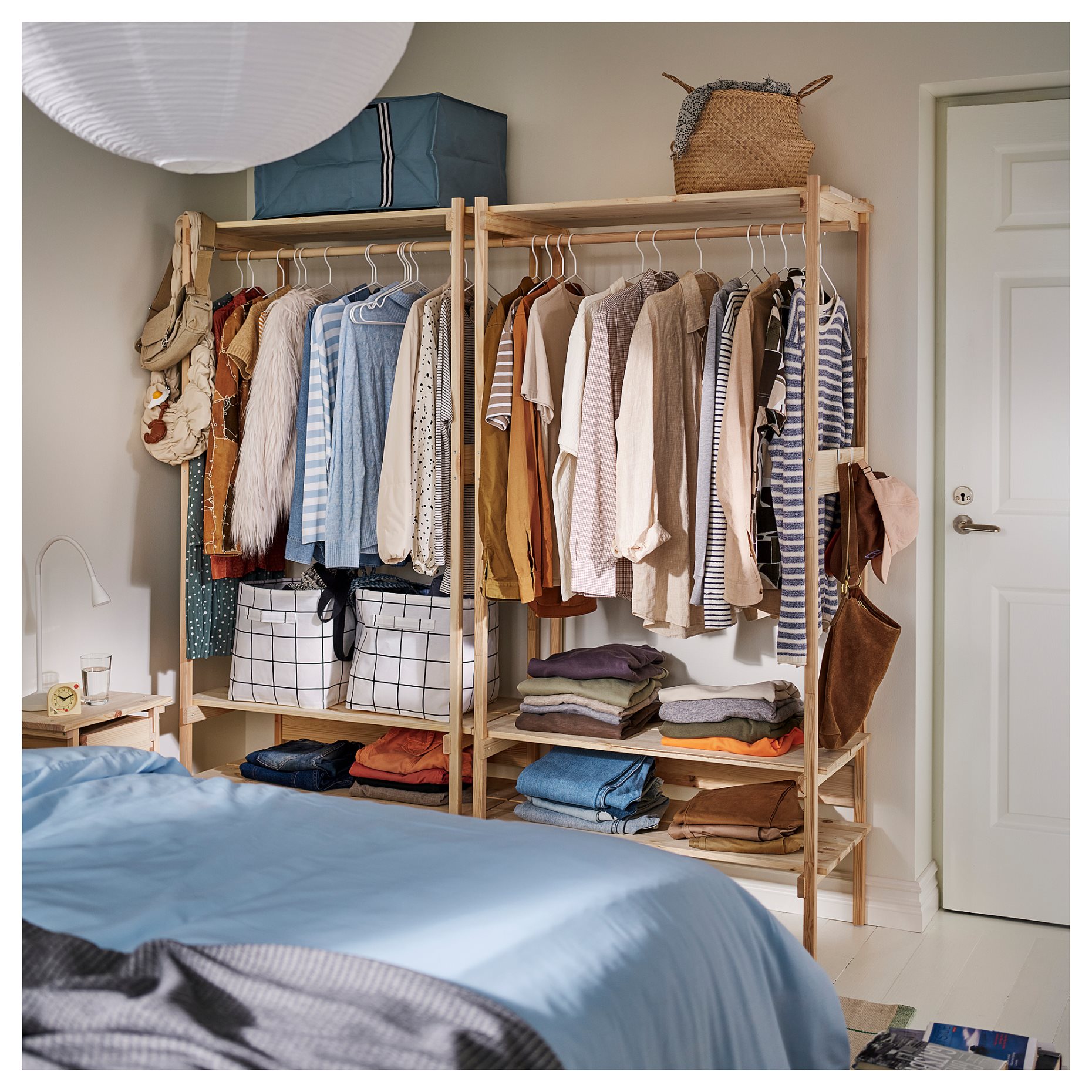 KRONÖREN, открит гардероб, 90x49x181 см, 406.108.05